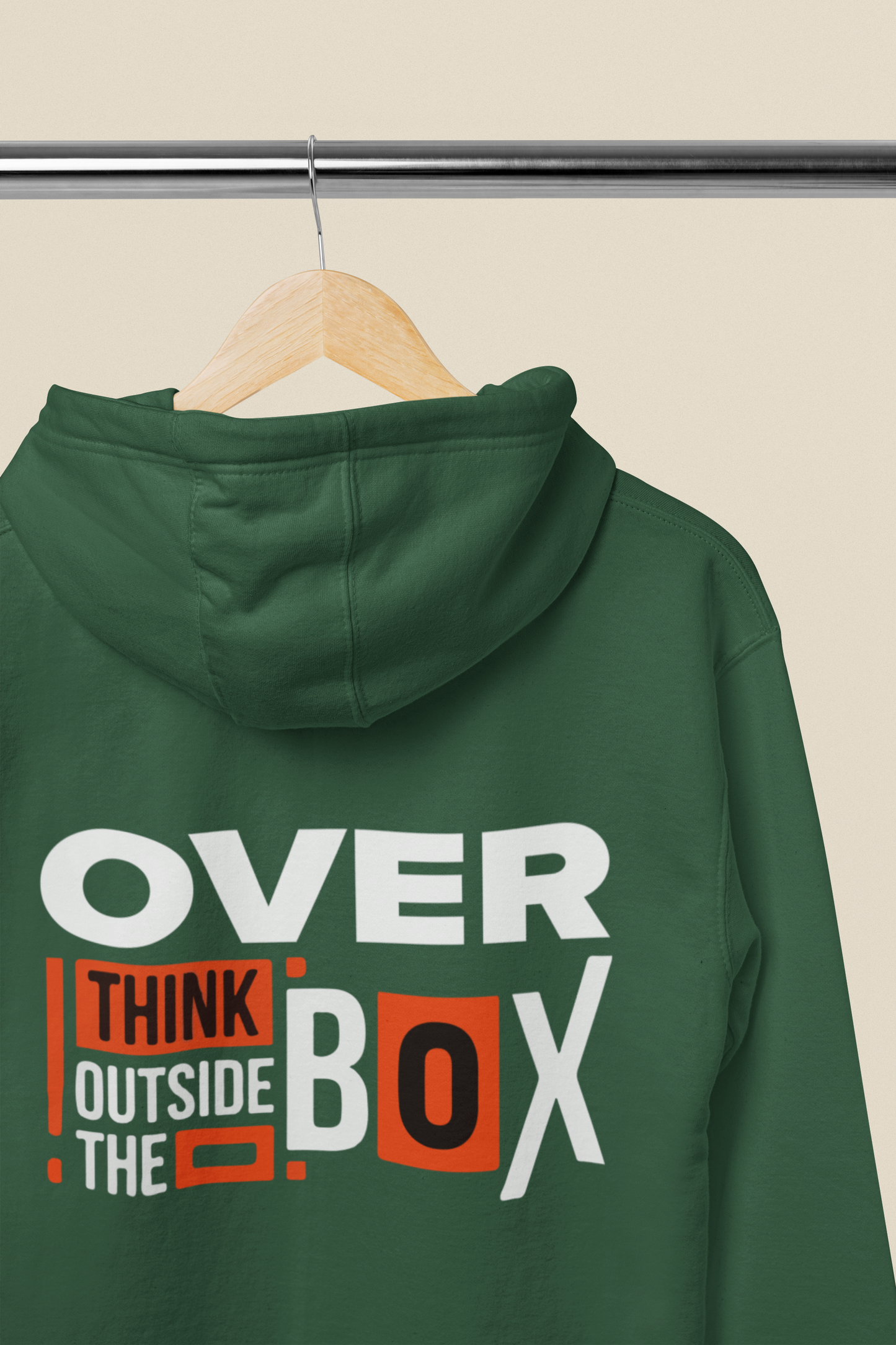 Overthink Outside the Box Unisex Hoodie