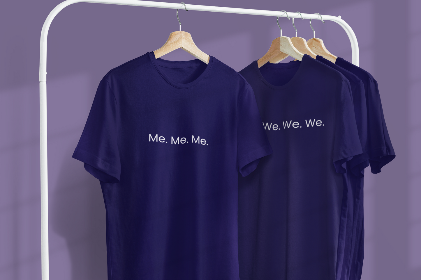 Me Me Me(M) and We We We(W) Couple T-Shirt