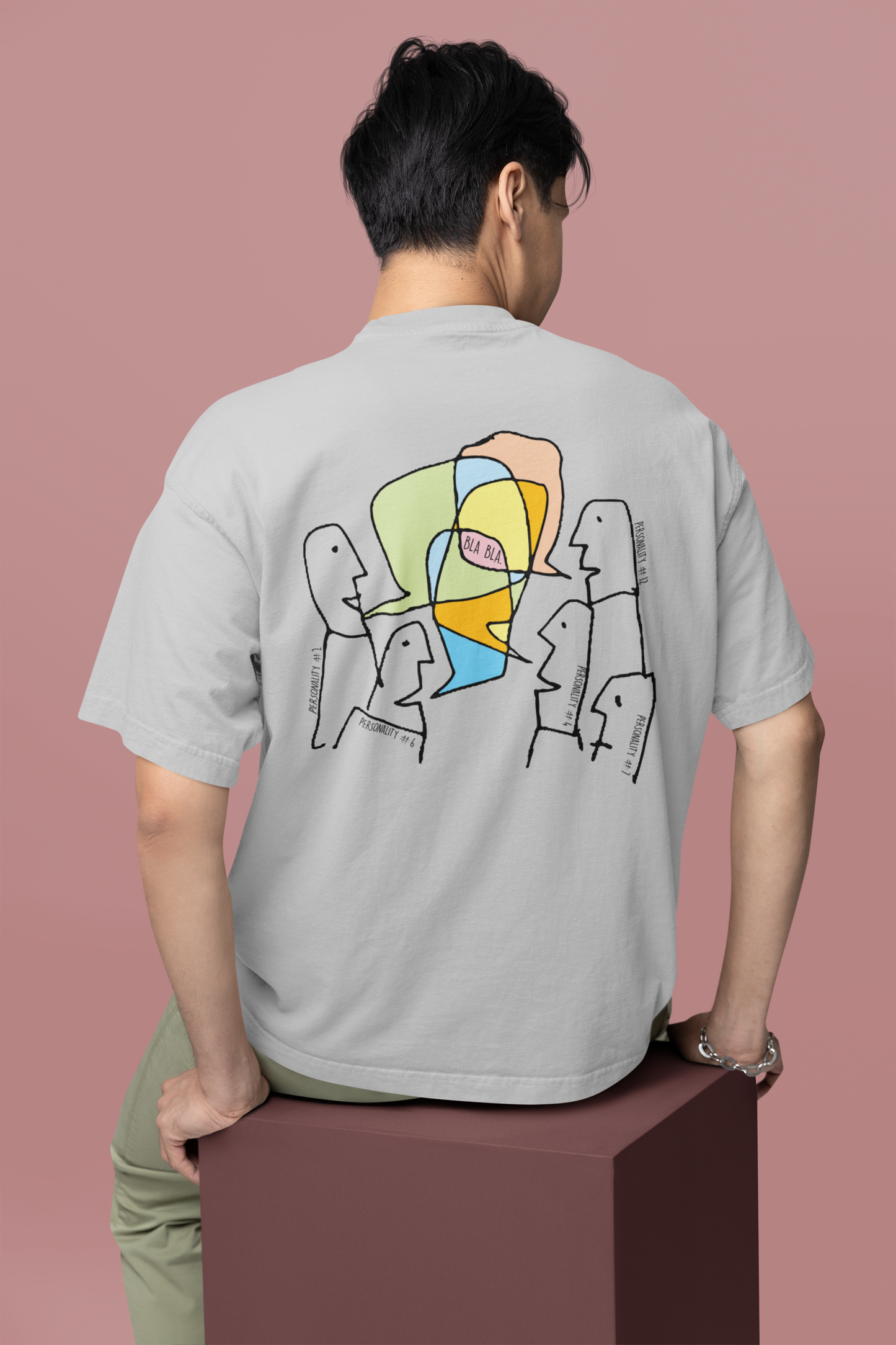 Multi-Personality You Oversized Unisex T-Shirt