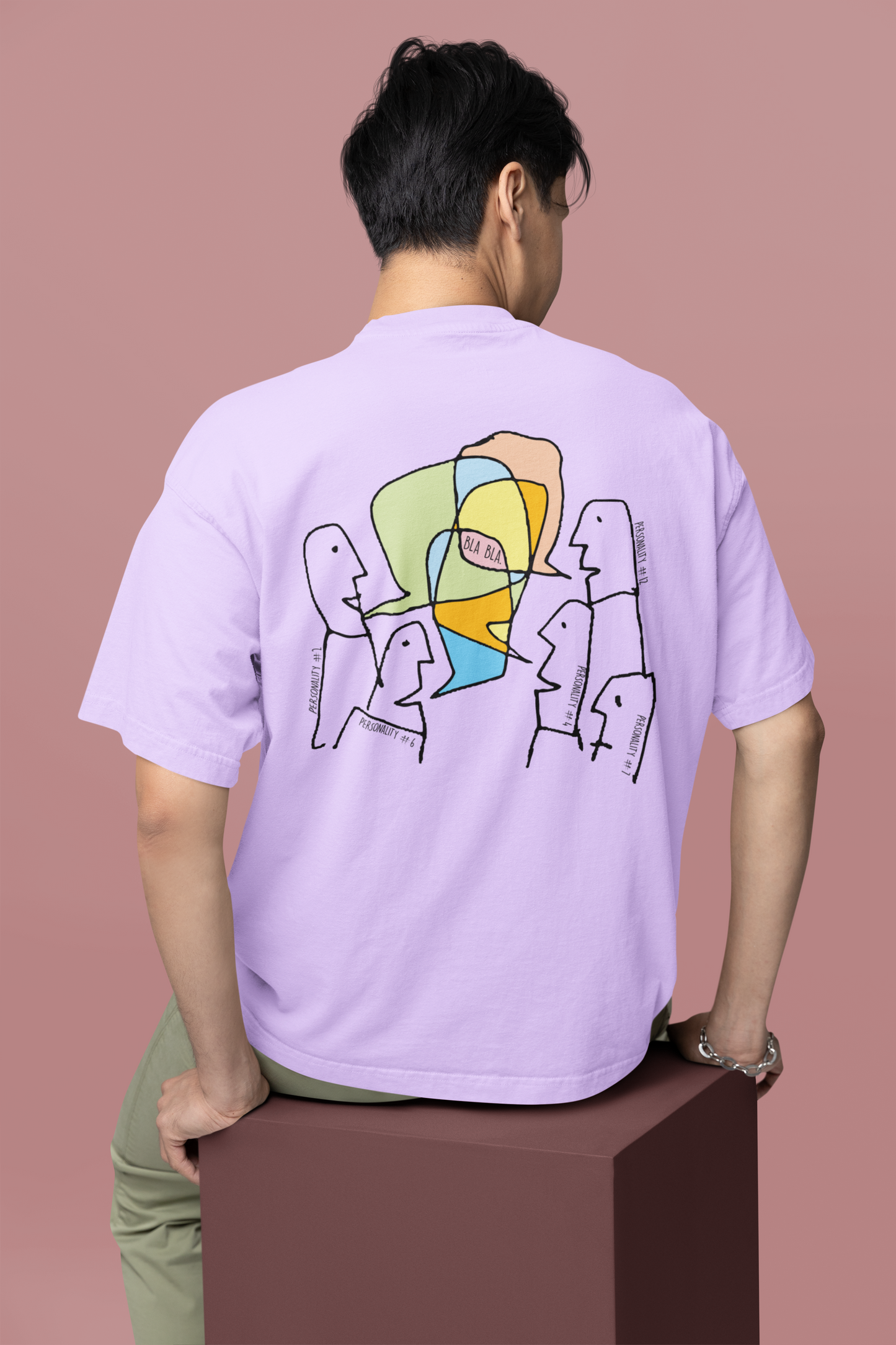 Multi-Personality You Oversized Unisex T-Shirt