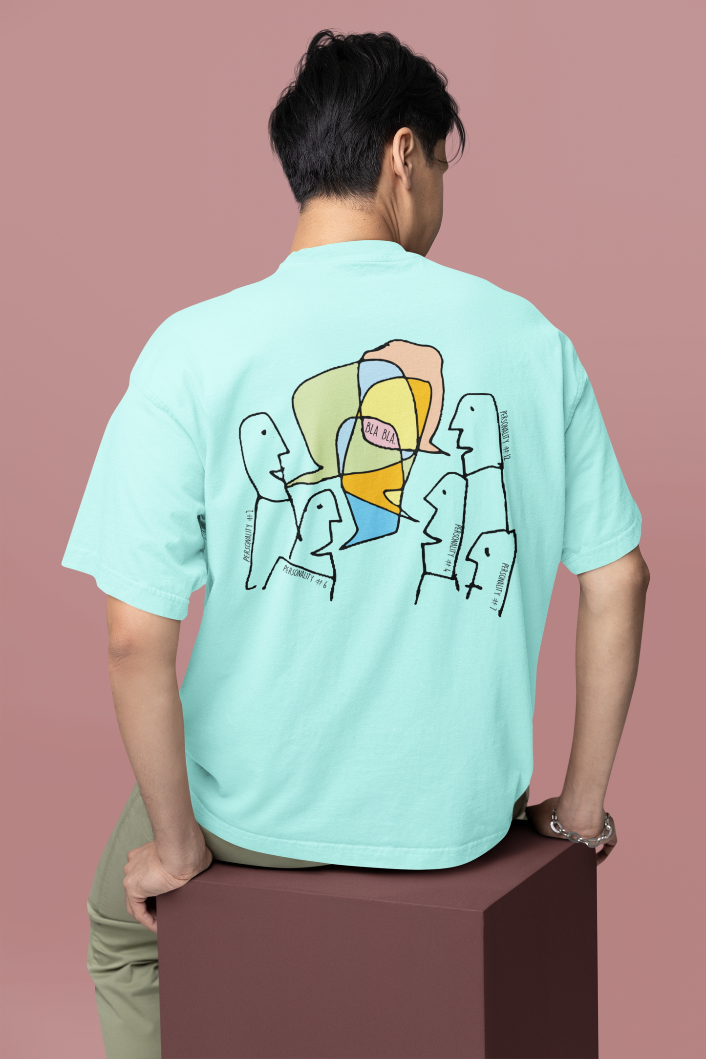 Multi-Personality You Oversized Unisex T-Shirt