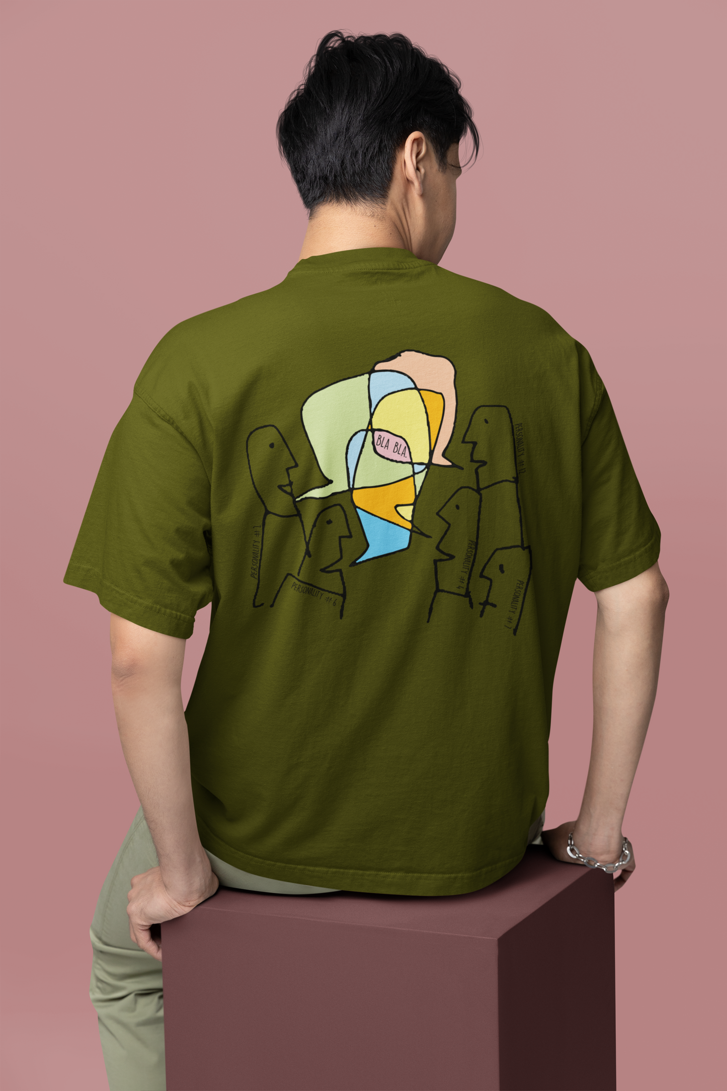 Multi-Personality You Oversized Unisex T-Shirt