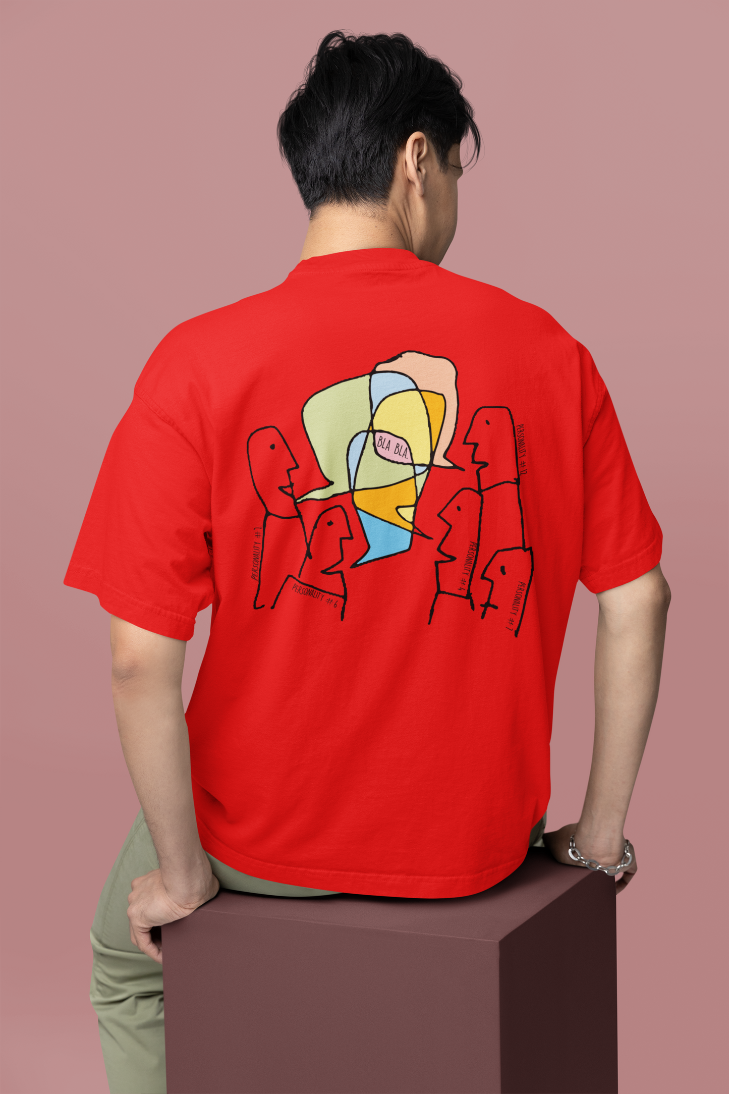 Multi-Personality You Oversized Unisex T-Shirt
