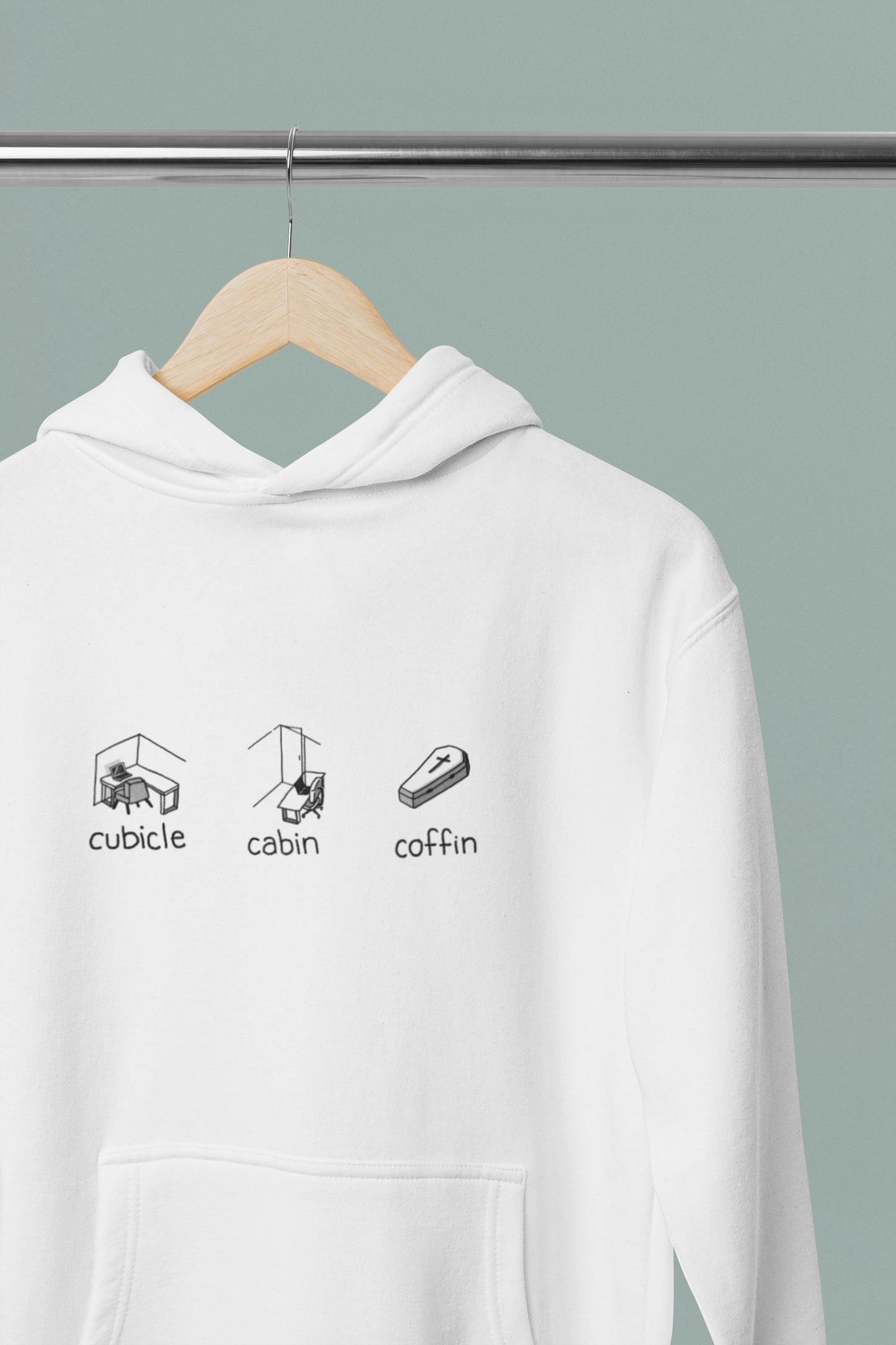 Cubicle Cabin Coffin Unisex Hoodie