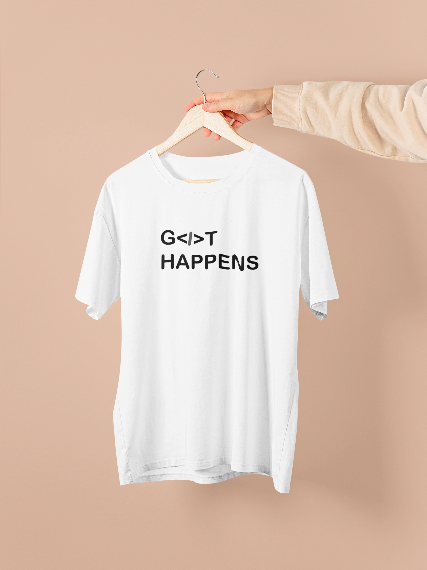 GIT HAPPENS Oversized Unisex T-Shirt