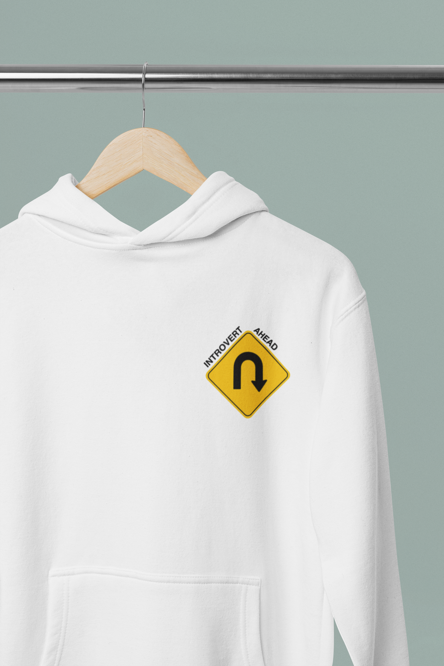 Introverts U-turn Unisex Hoodie
