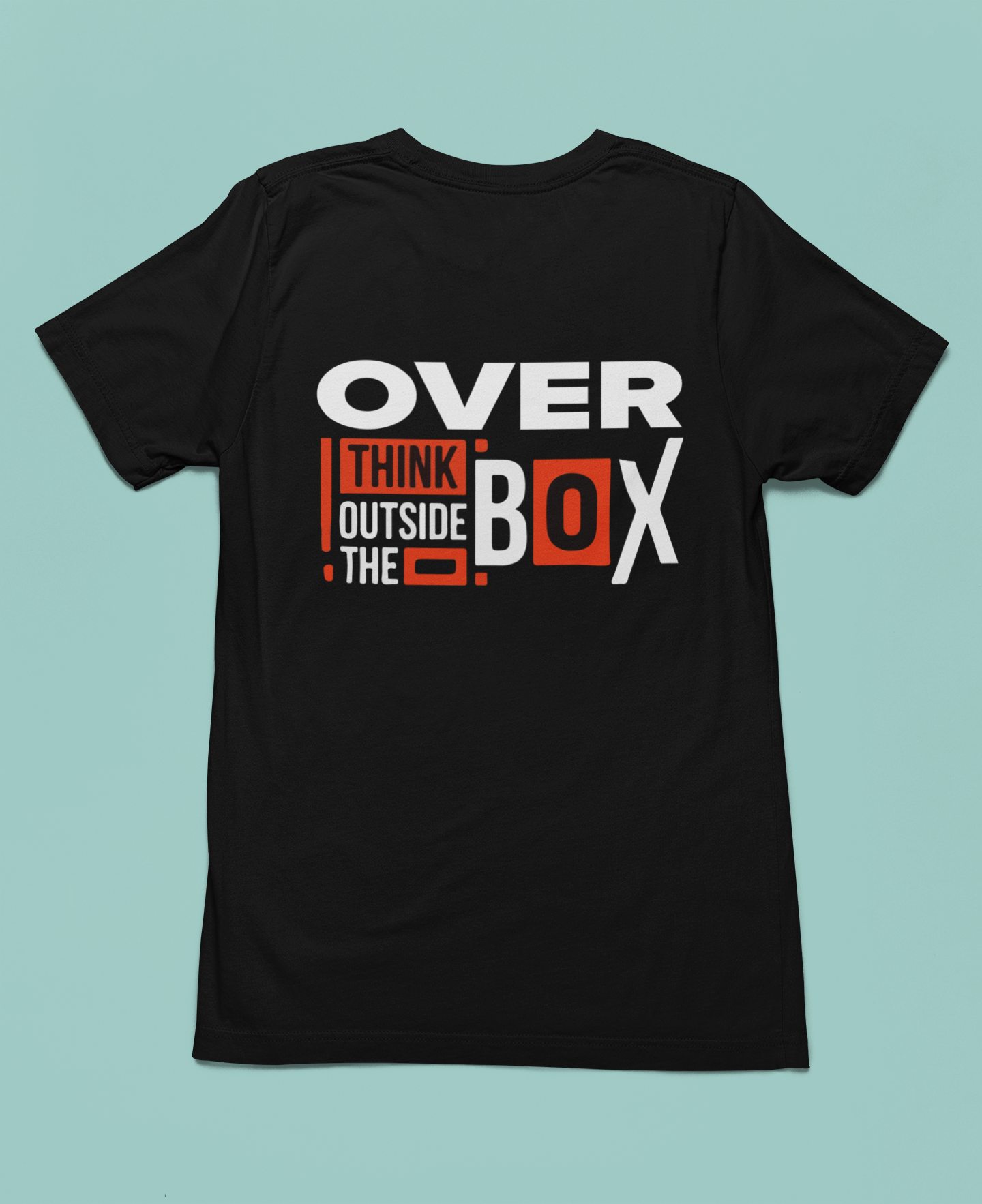 Overthink Outside the Box Oversized Unisex T-Shirt