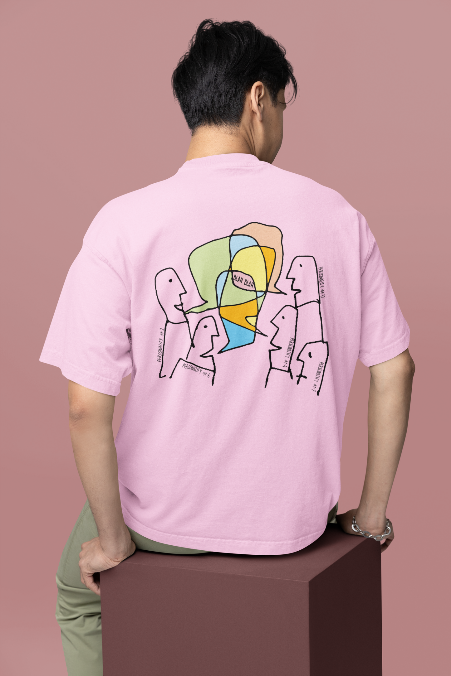 Multi-Personality You Oversized Unisex T-Shirt