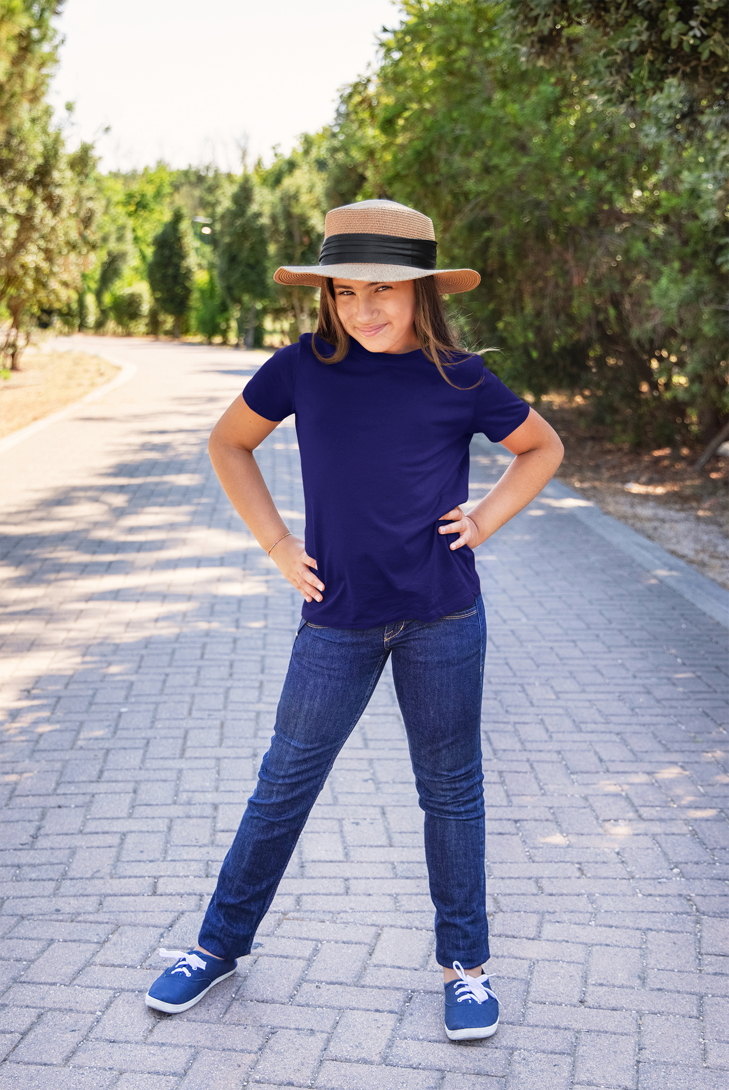 Plain Kids T-Shirt (Girls)