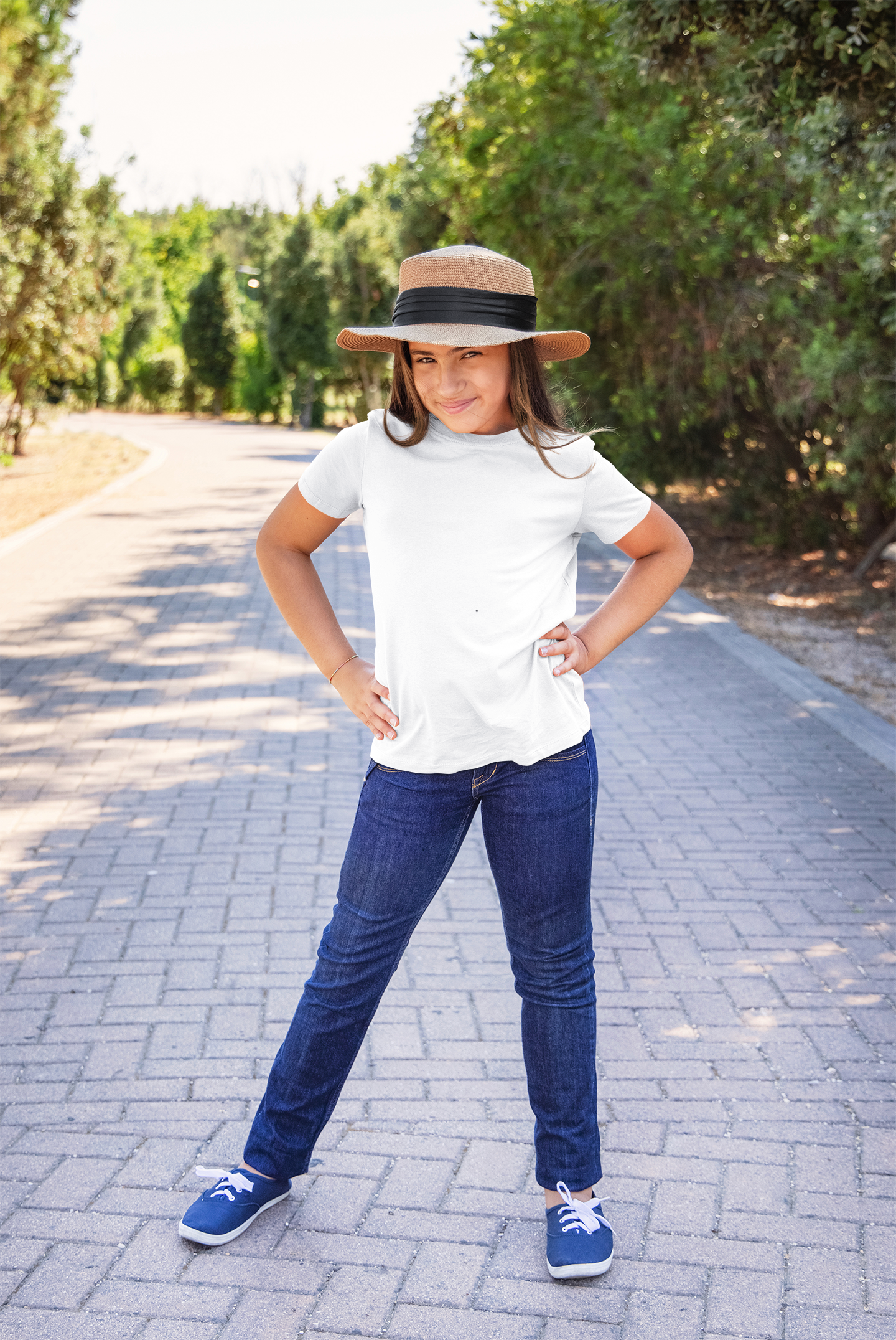 Plain Kids T-Shirt (Girls)