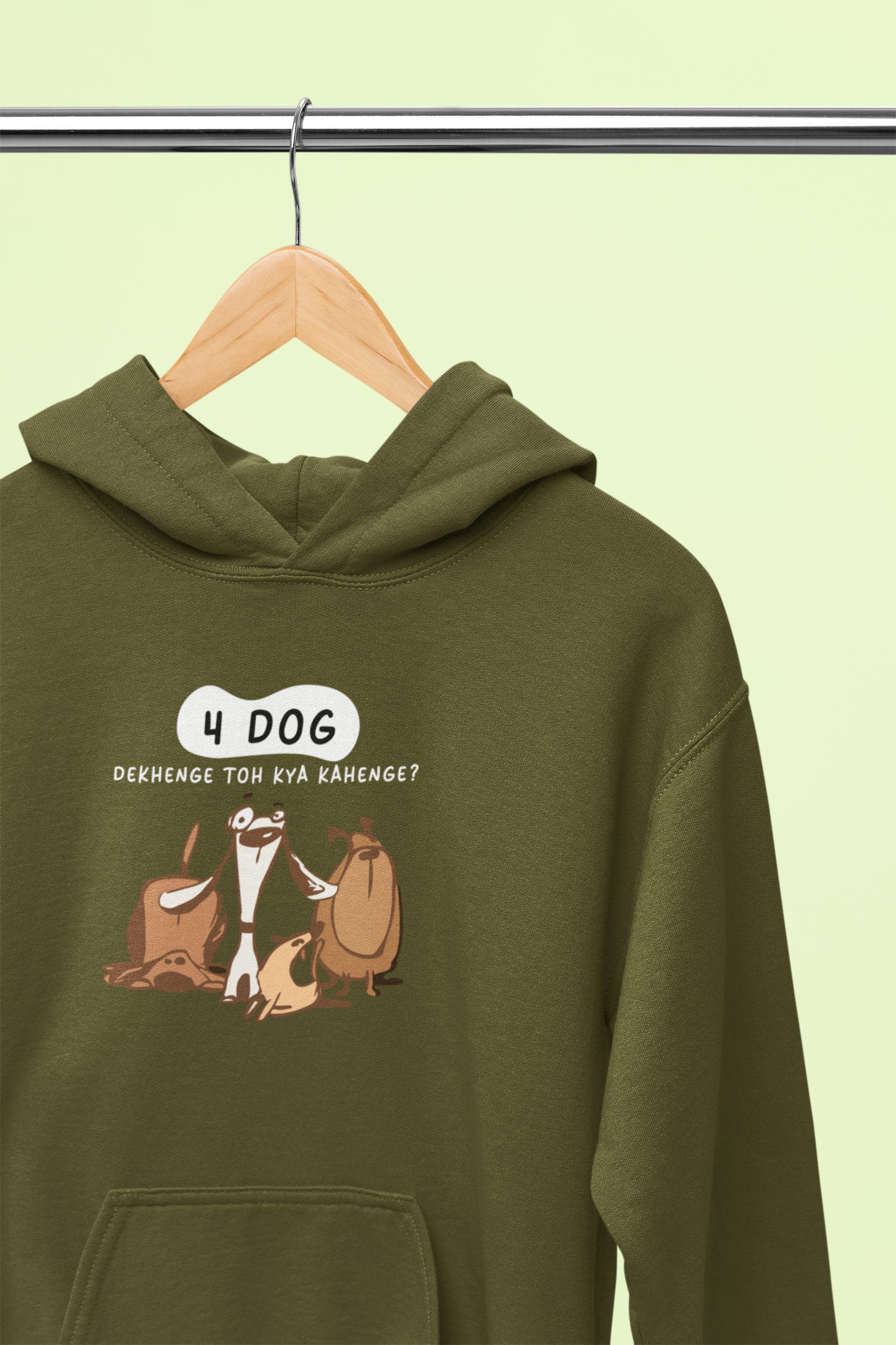 4 Dog Kya Kahenge Unisex Hoodie