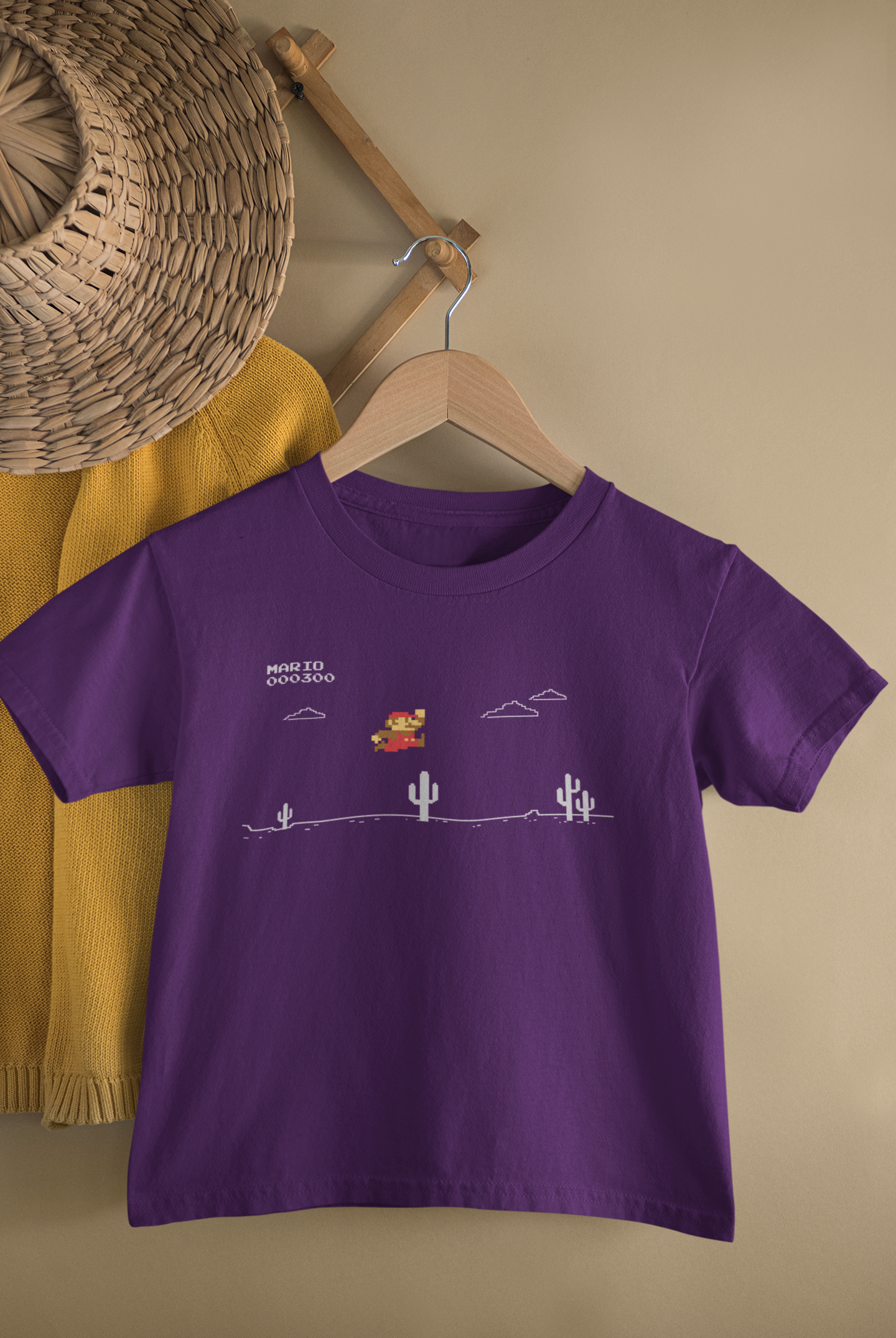 Mario x T-rex Kids T-Shirt (Boys)