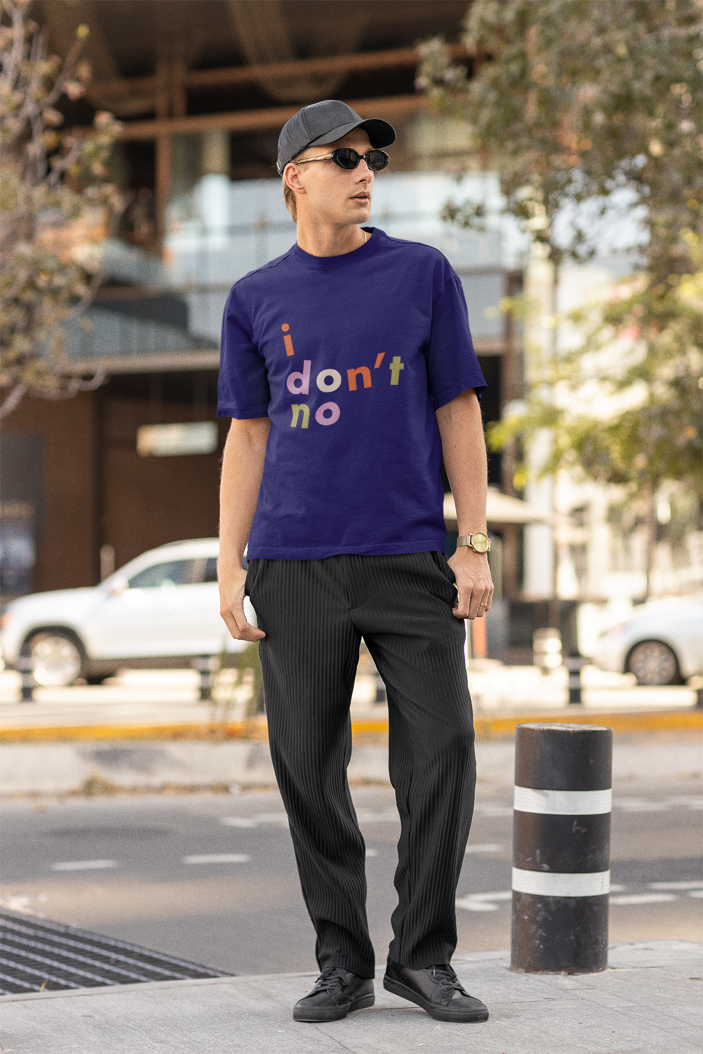 I Don't No Oversized Unisex T-Shirt