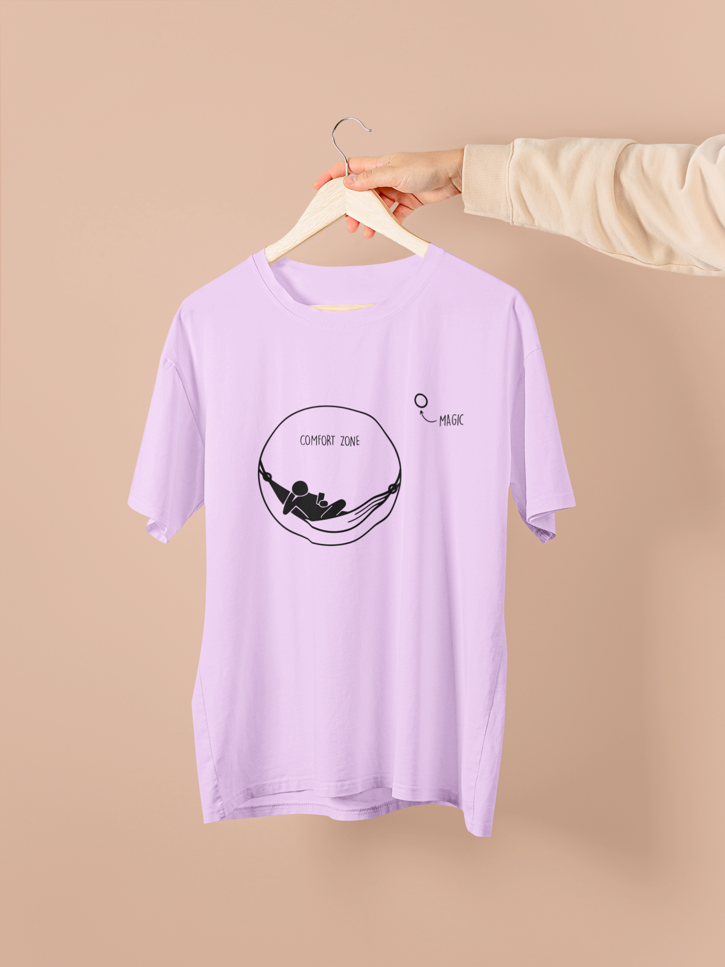Comfort Zone Oversized Unisex T-Shirt
