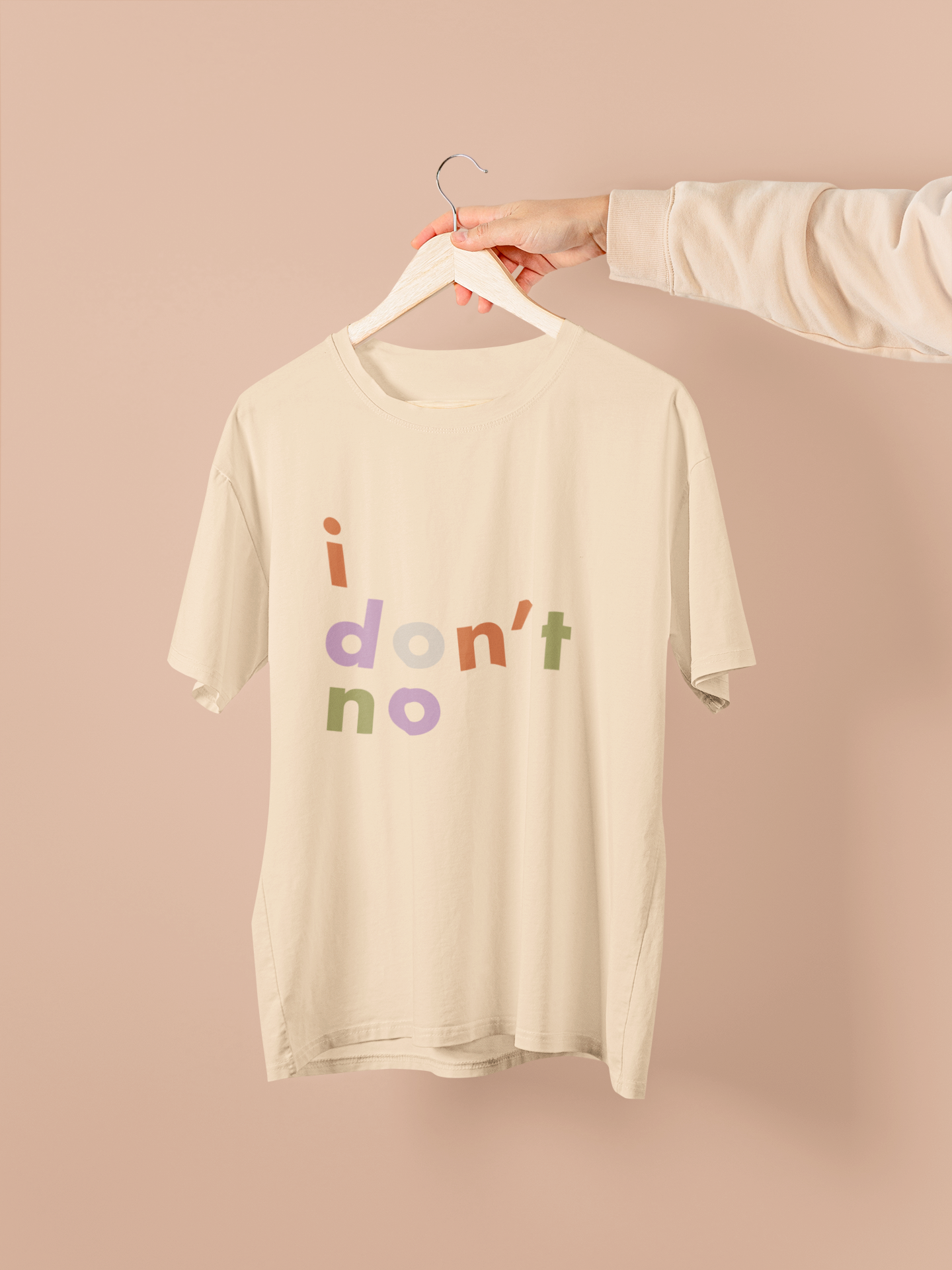 I Don't No Oversized Unisex T-Shirt