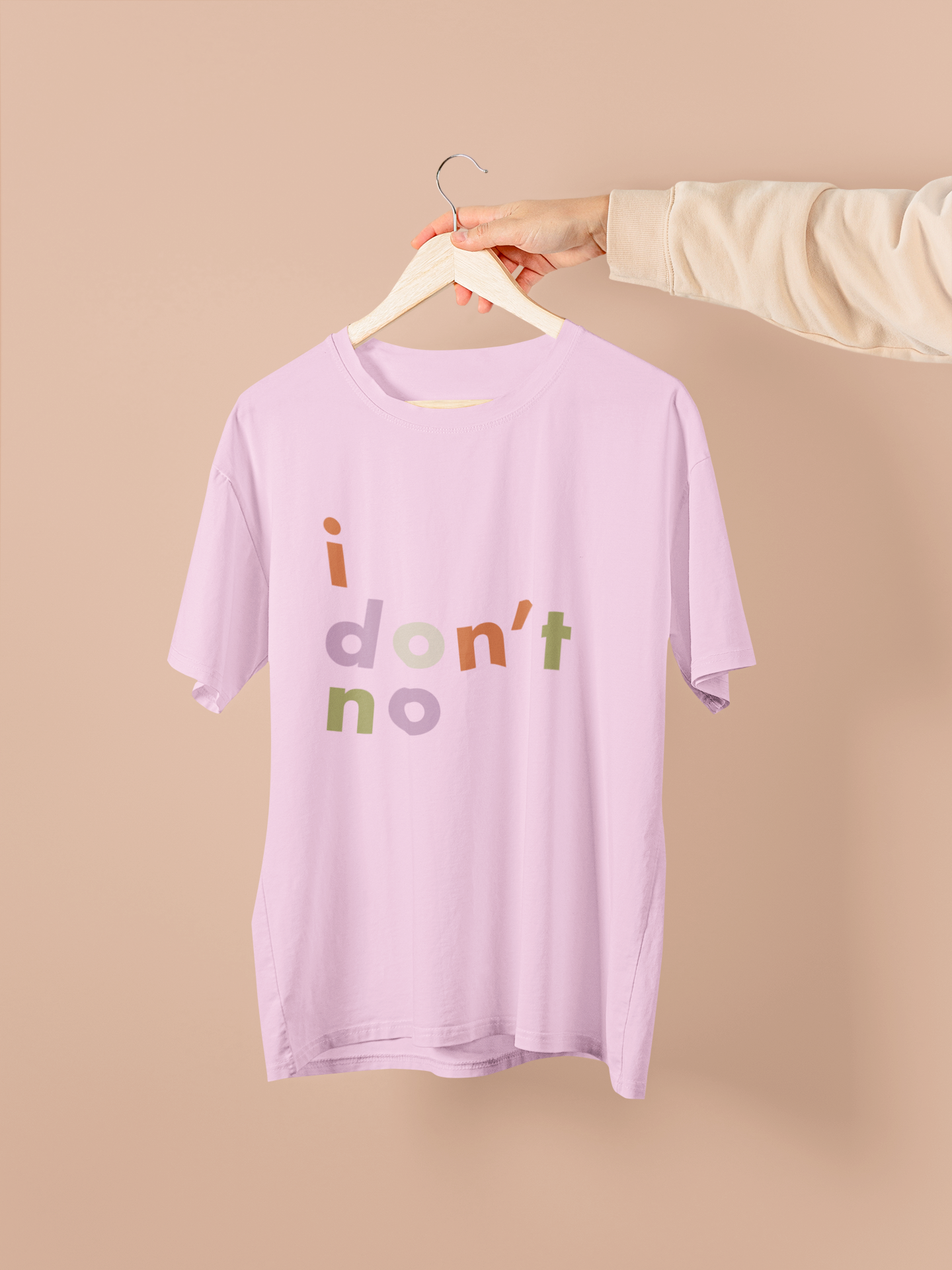I Don't No Oversized Unisex T-Shirt