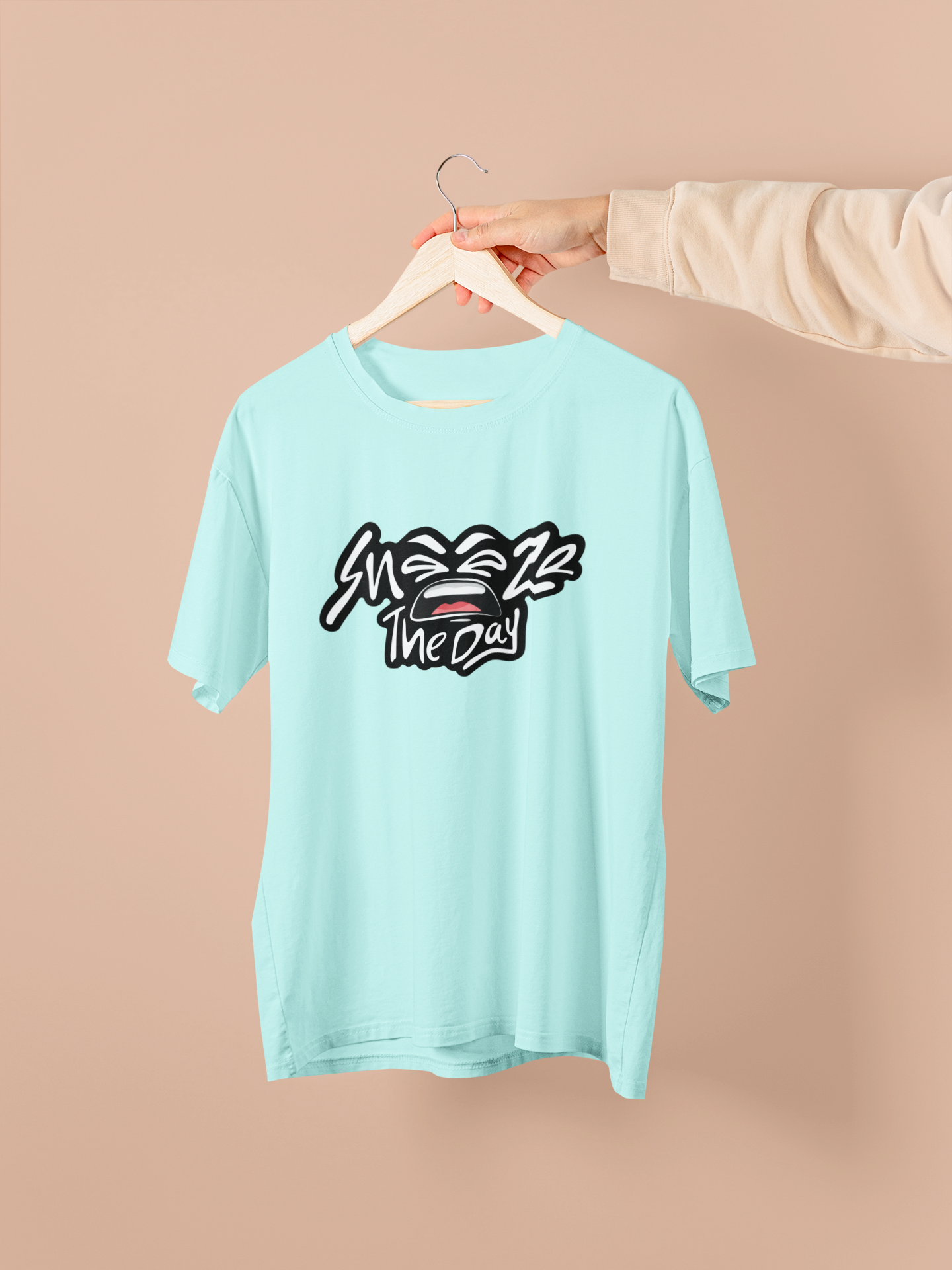 SNEEZE THE DAY Oversized Unisex T-Shirt