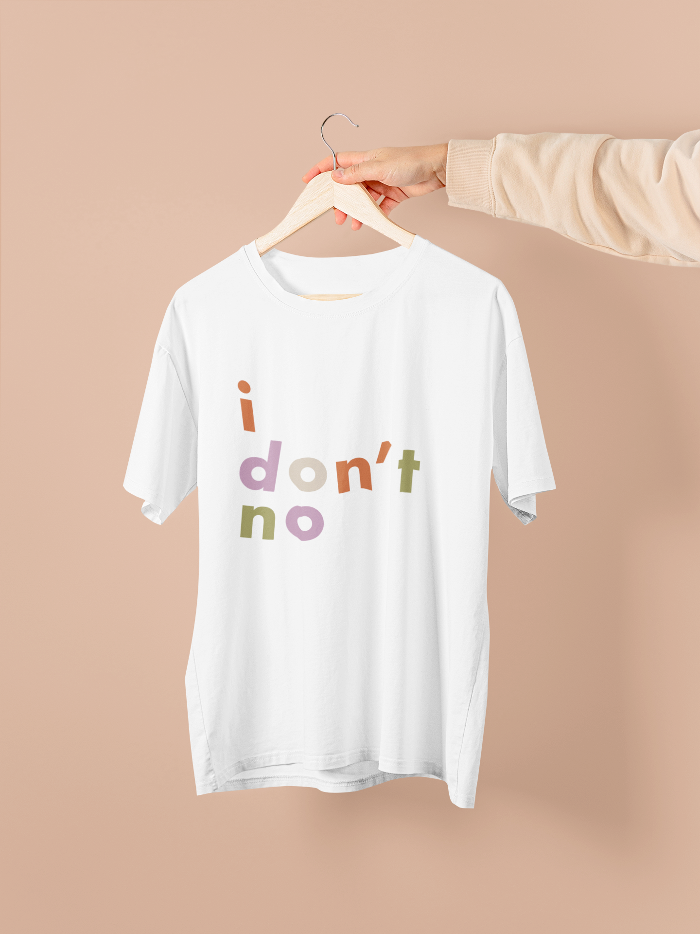 I Don't No Oversized Unisex T-Shirt