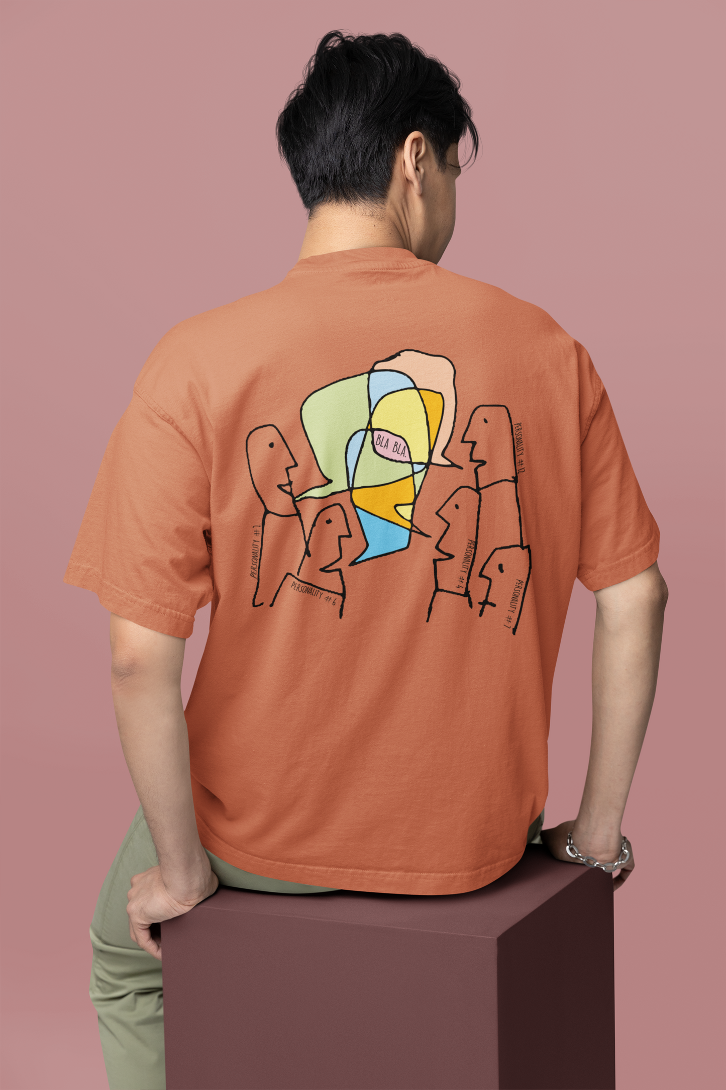 Multi-Personality You Oversized Unisex T-Shirt