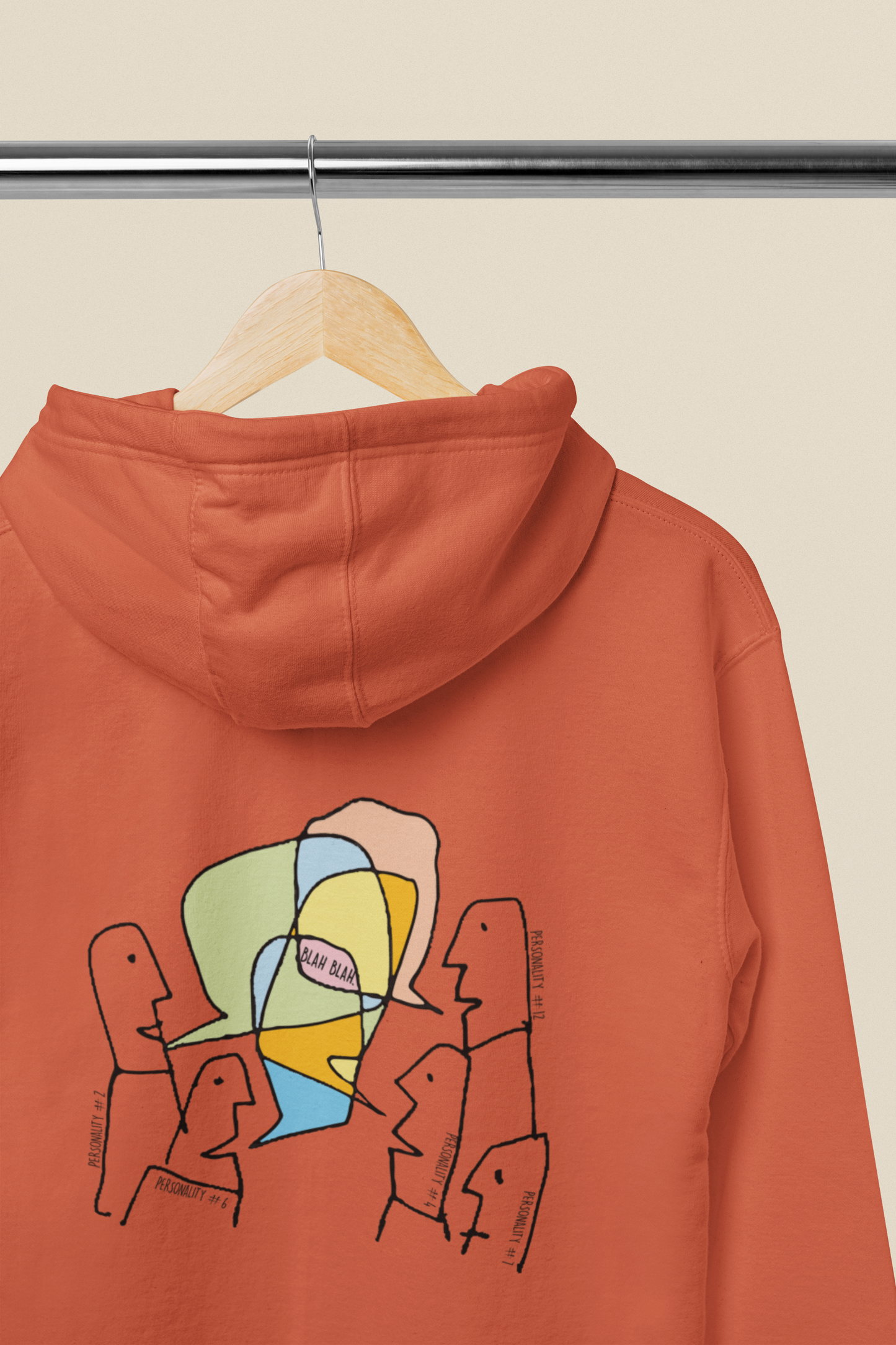 Multi Personality Unisex Hoodie