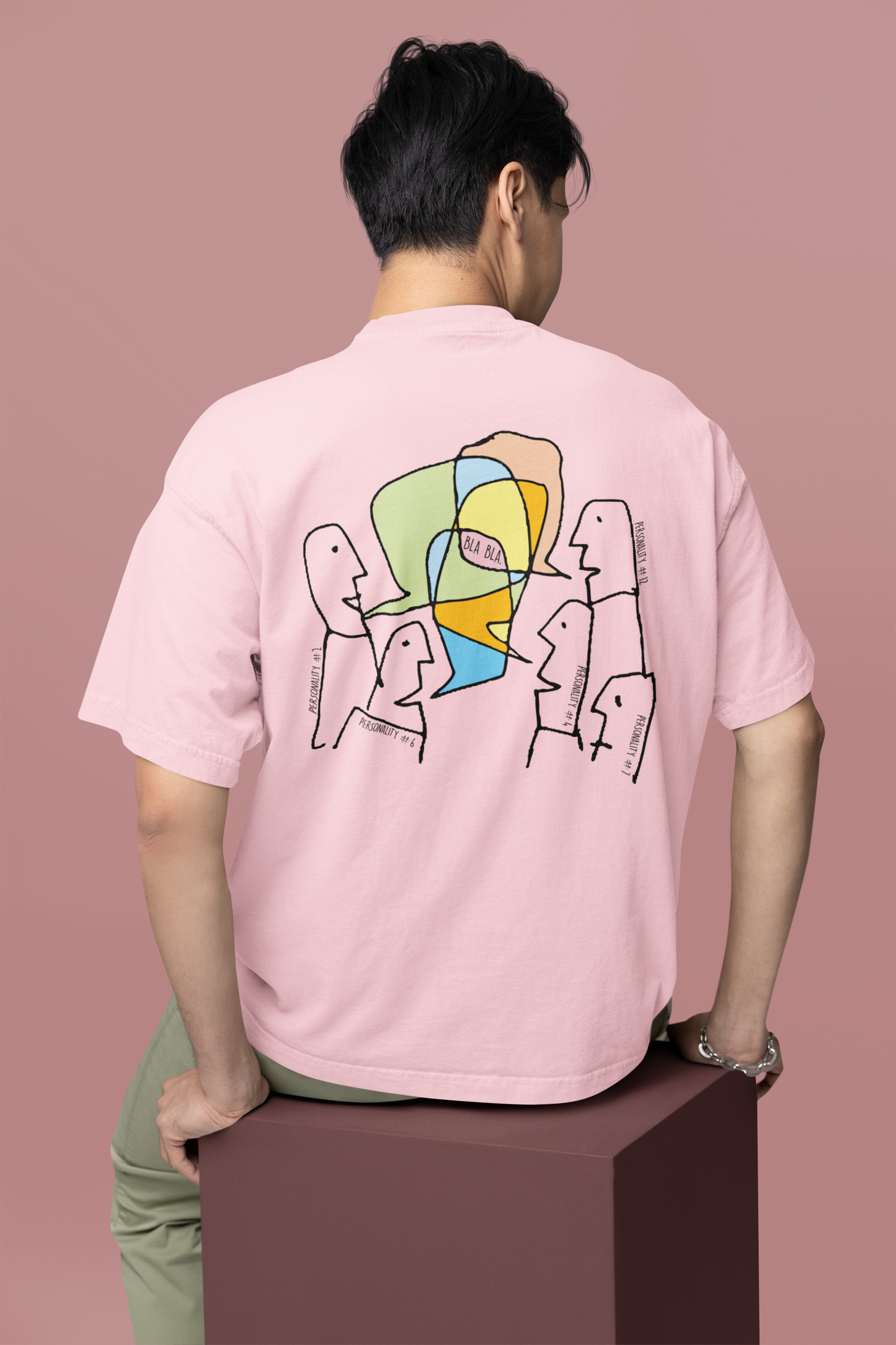 Multi-Personality You Oversized Unisex T-Shirt