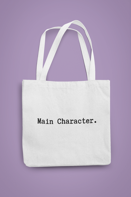 Main Character and Plot Twist Tote Bag