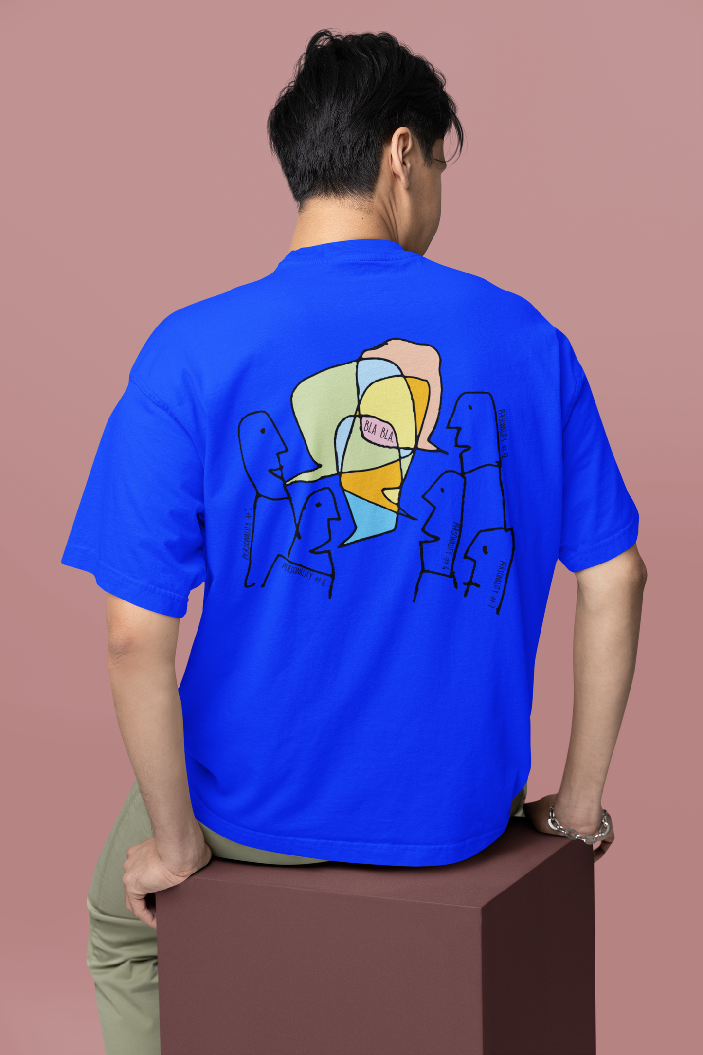 Multi-Personality You Oversized Unisex T-Shirt