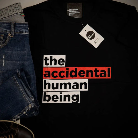 [Offer] Black The Accidental Human Being Unisex T-Shirt