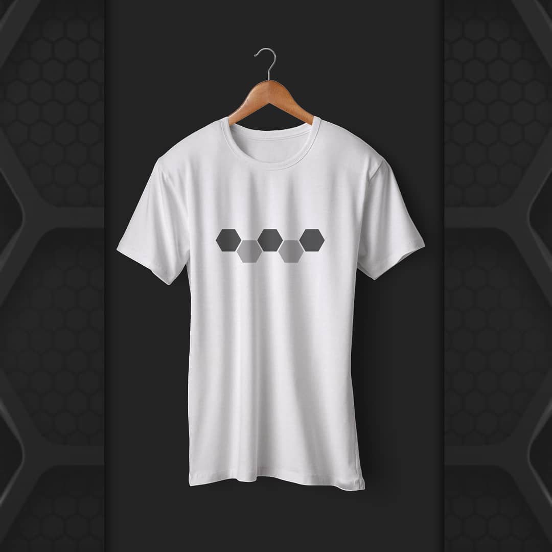 [Offer] White Hexagon Unisex T-Shirt