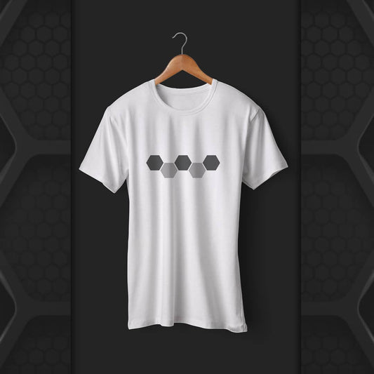 [Offer] White Hexagon Unisex T-Shirt