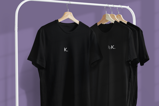 Half-K(M) and K(W) Couple T-Shirt