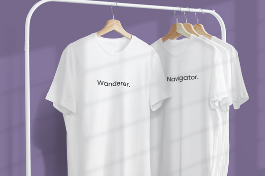 Navigator(M) and Wanderer(W) Couple T-Shirt
