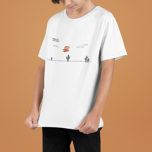 Mario x T-rex Kids T-Shirt (Boys)