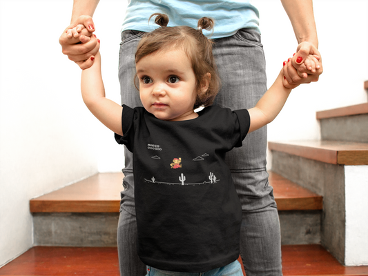 Mario x T-rex Toddler T-Shirt (Girls)