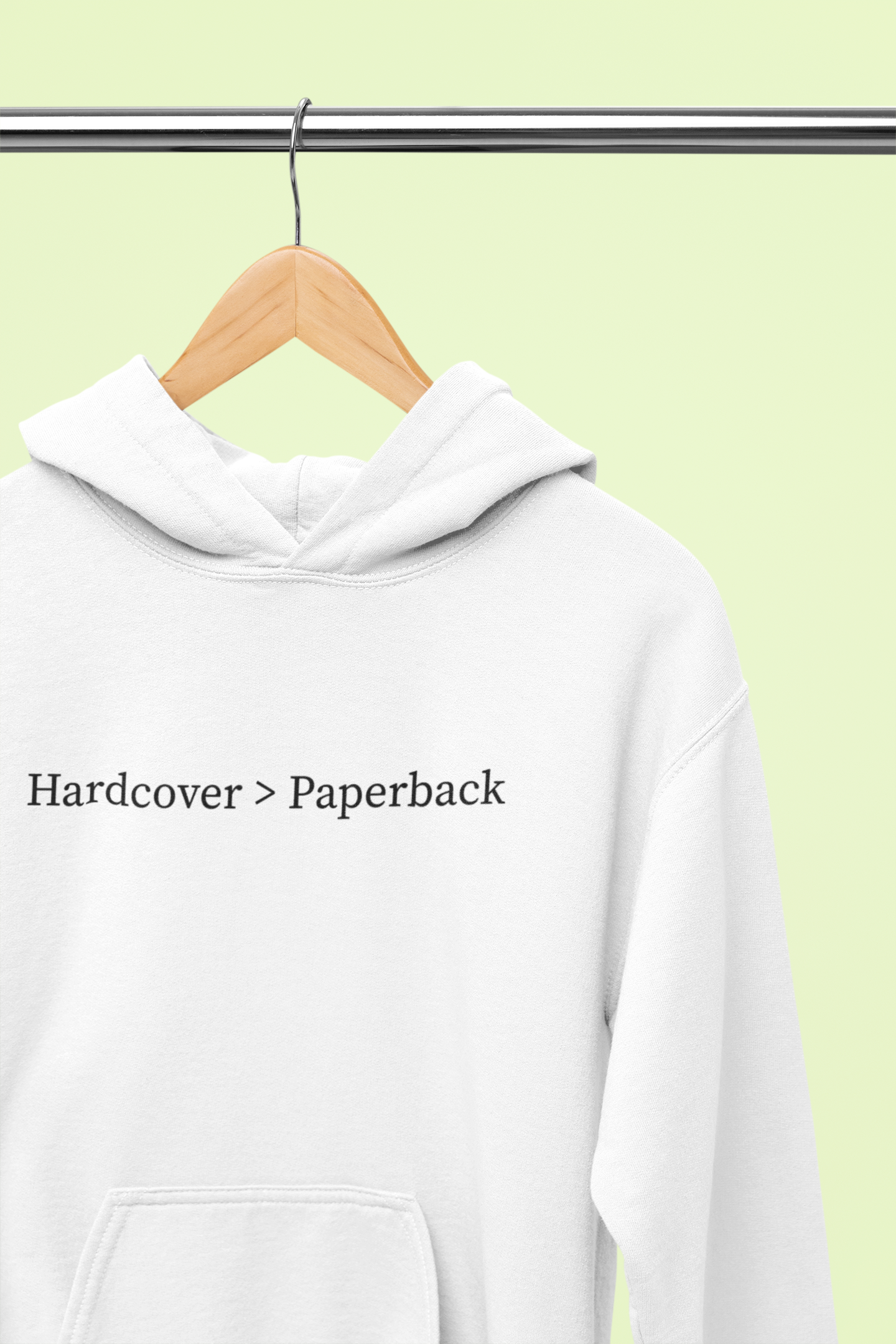 Hardcover vs Paperback Unisex Hoodie