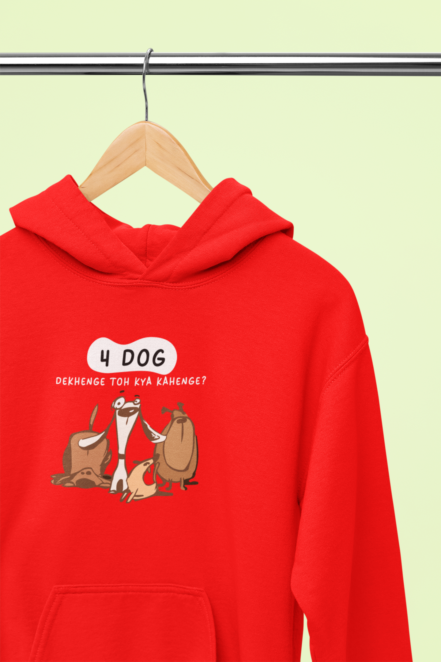 4 Dog Kya Kahenge Unisex Hoodie