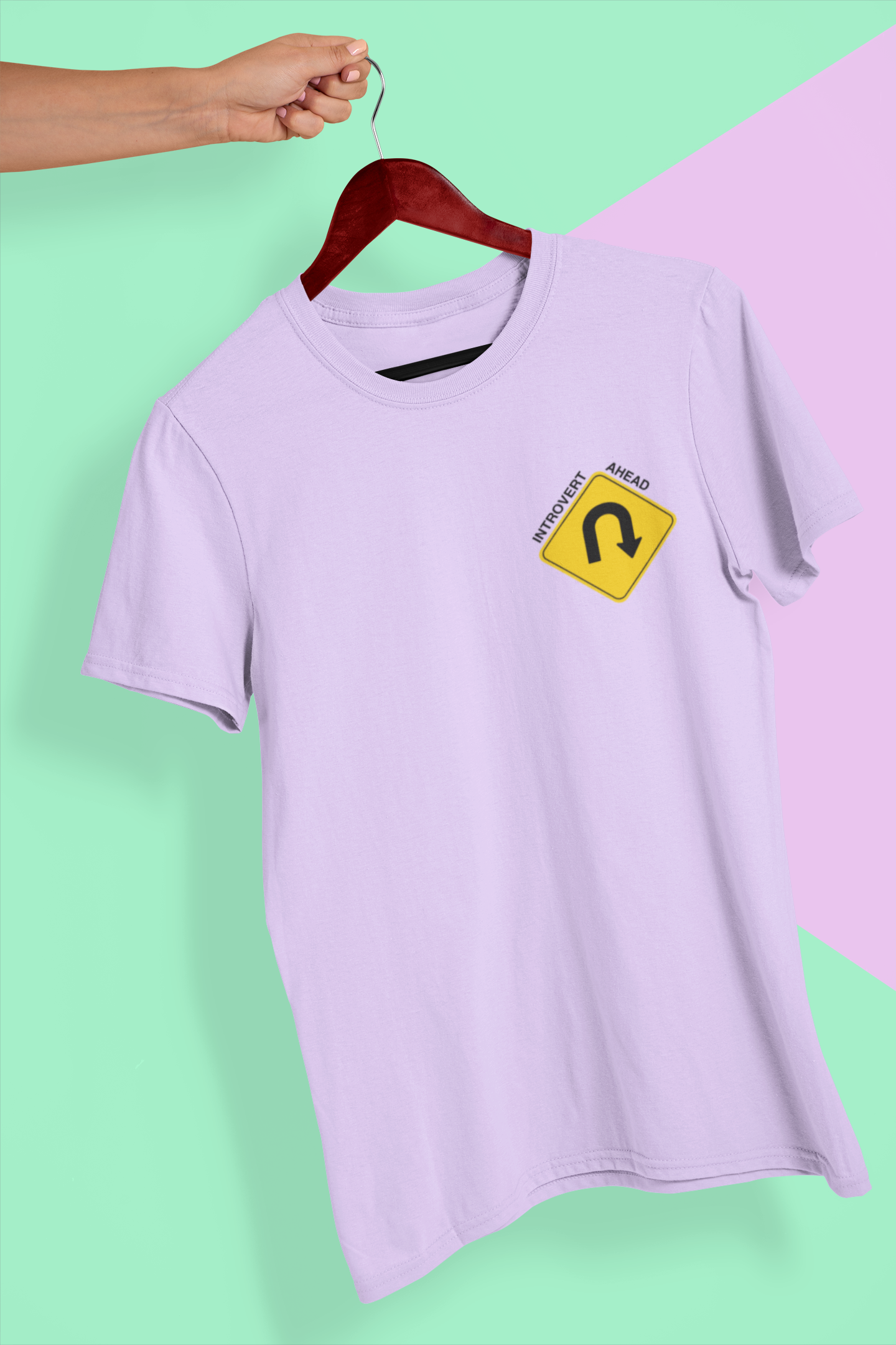 U-Turn Introvert Ahead Men's T-Shirt