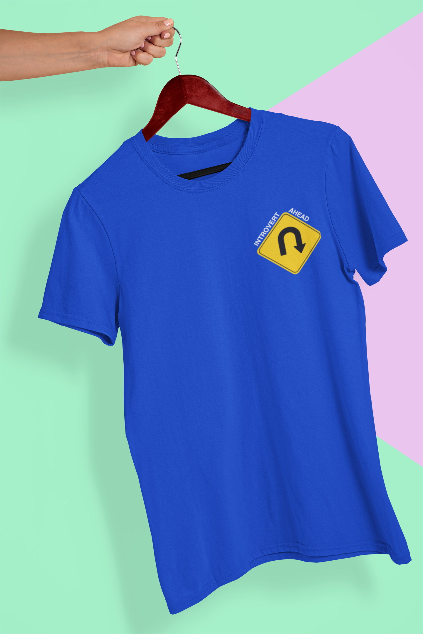 U-Turn Introvert Ahead Men's T-Shirt