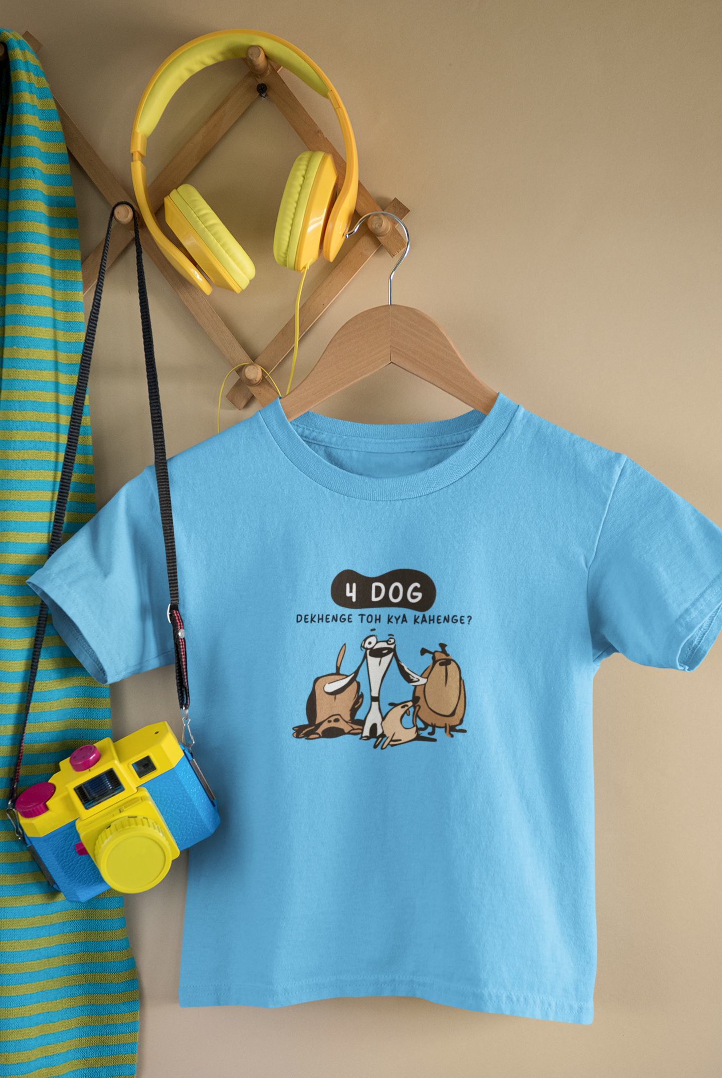 4 Dog Kya Kahenge Kids T-Shirt (Boys)