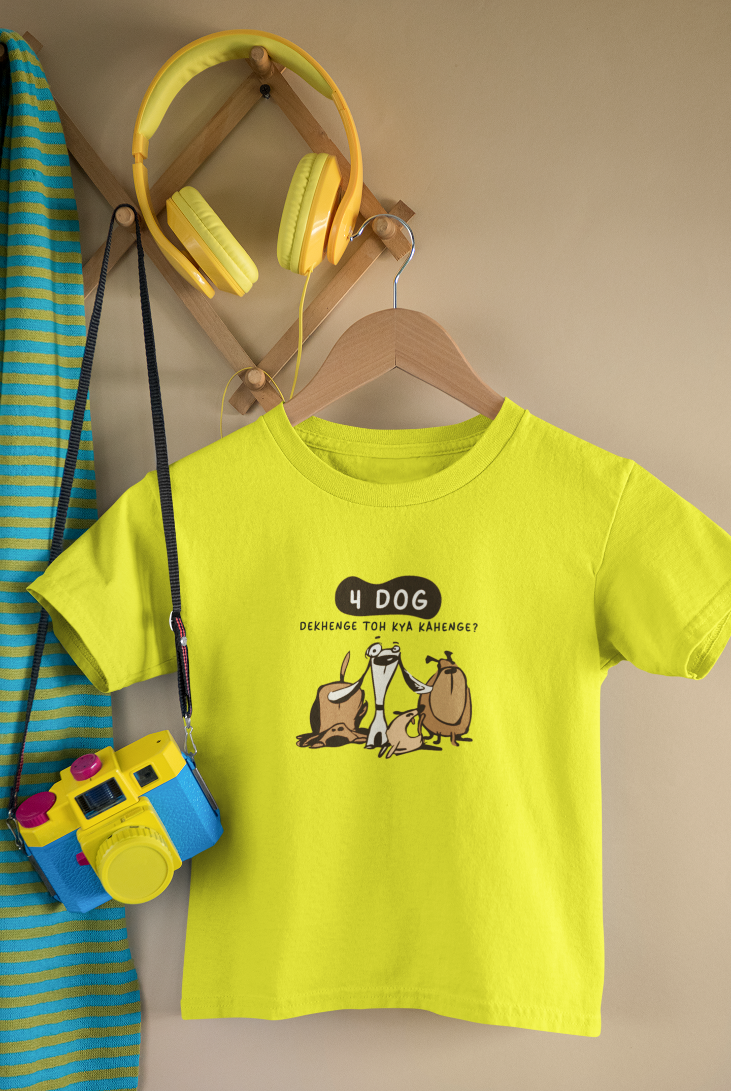 4 Dog Kya Kahenge Kids T-Shirt (Boys)