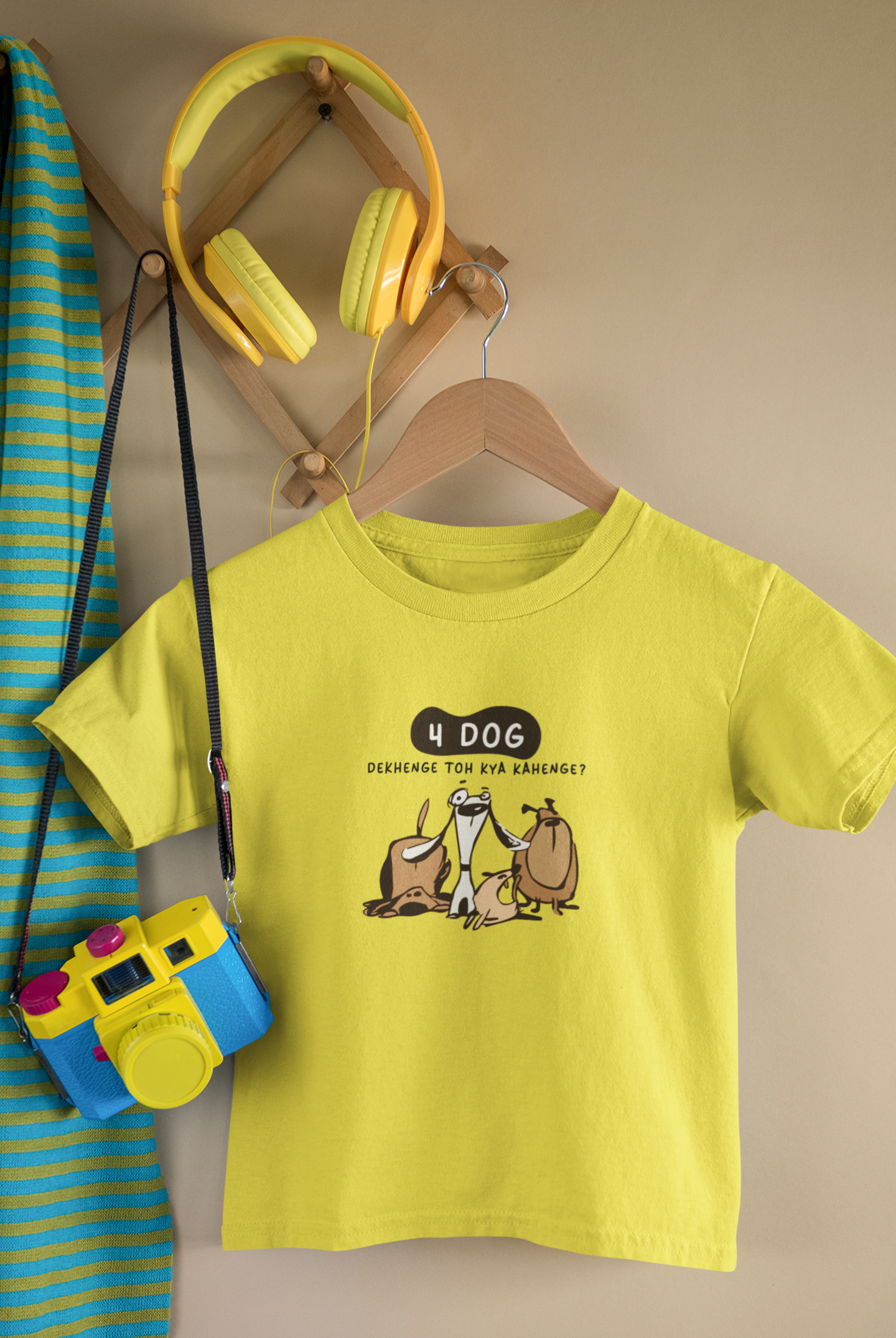 4 Dog Kya Kahenge Kids T-Shirt (Boys)