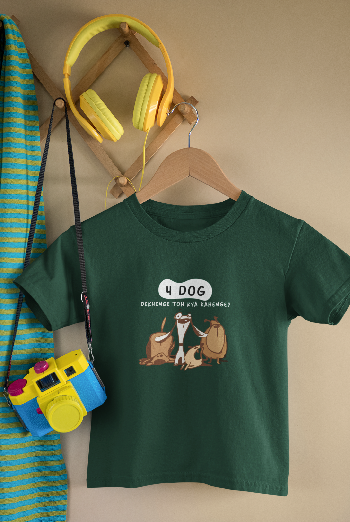 4 Dog Kya Kahenge Kids T-Shirt (Boys)