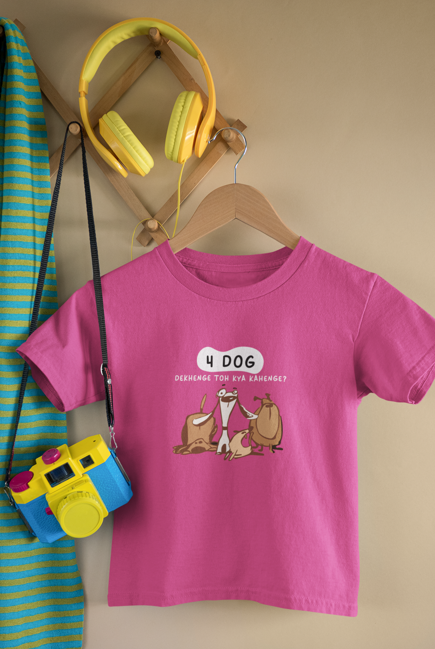 4 Dog Kya Kahenge Toddler T-Shirt (Girls)