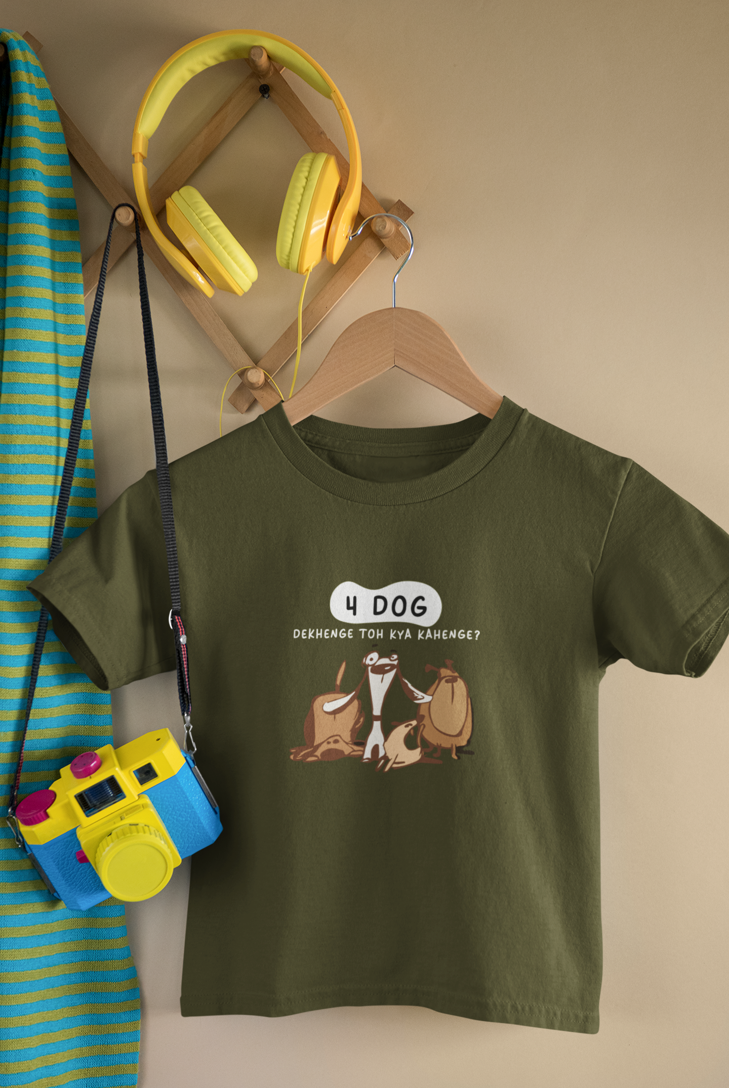 4 Dog Kya Kahenge Kids T-Shirt (Boys)