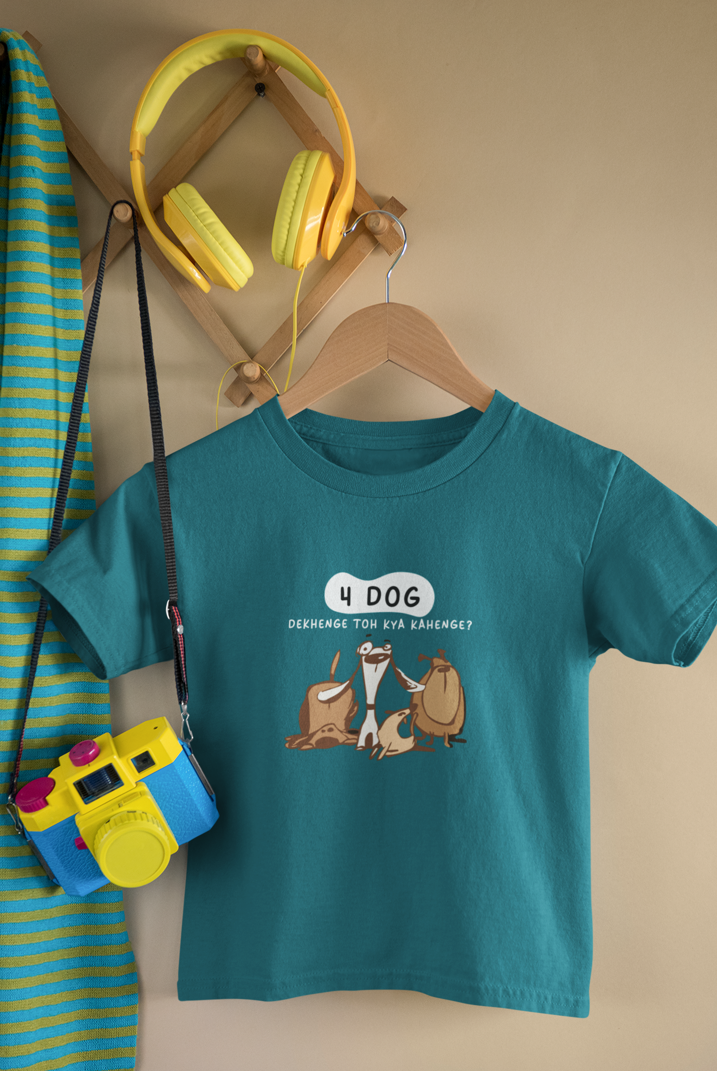 4 Dog Kya Kahenge Kids T-Shirt (Boys)