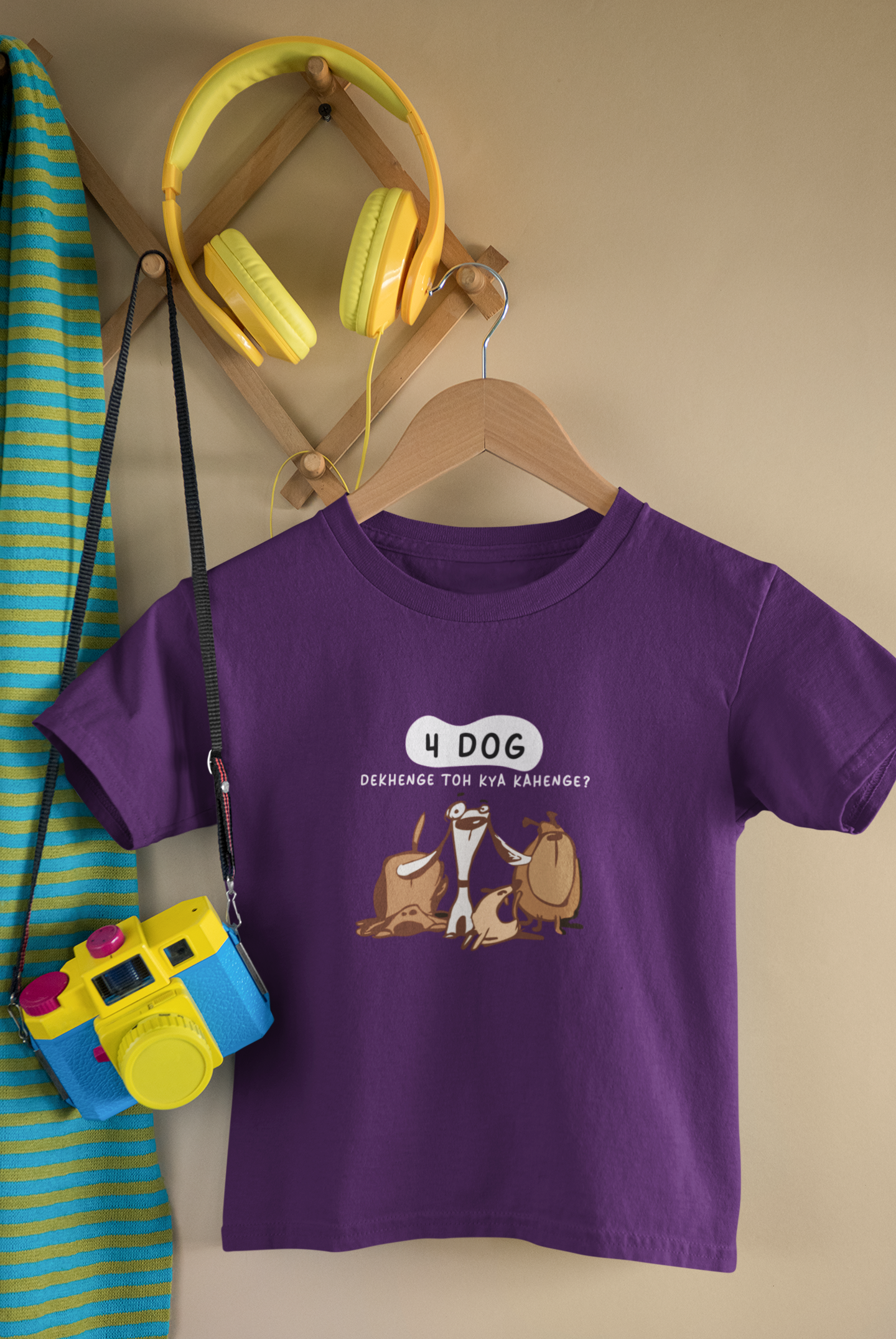 4 Dog Kya Kahenge Kids T-Shirt (Boys)