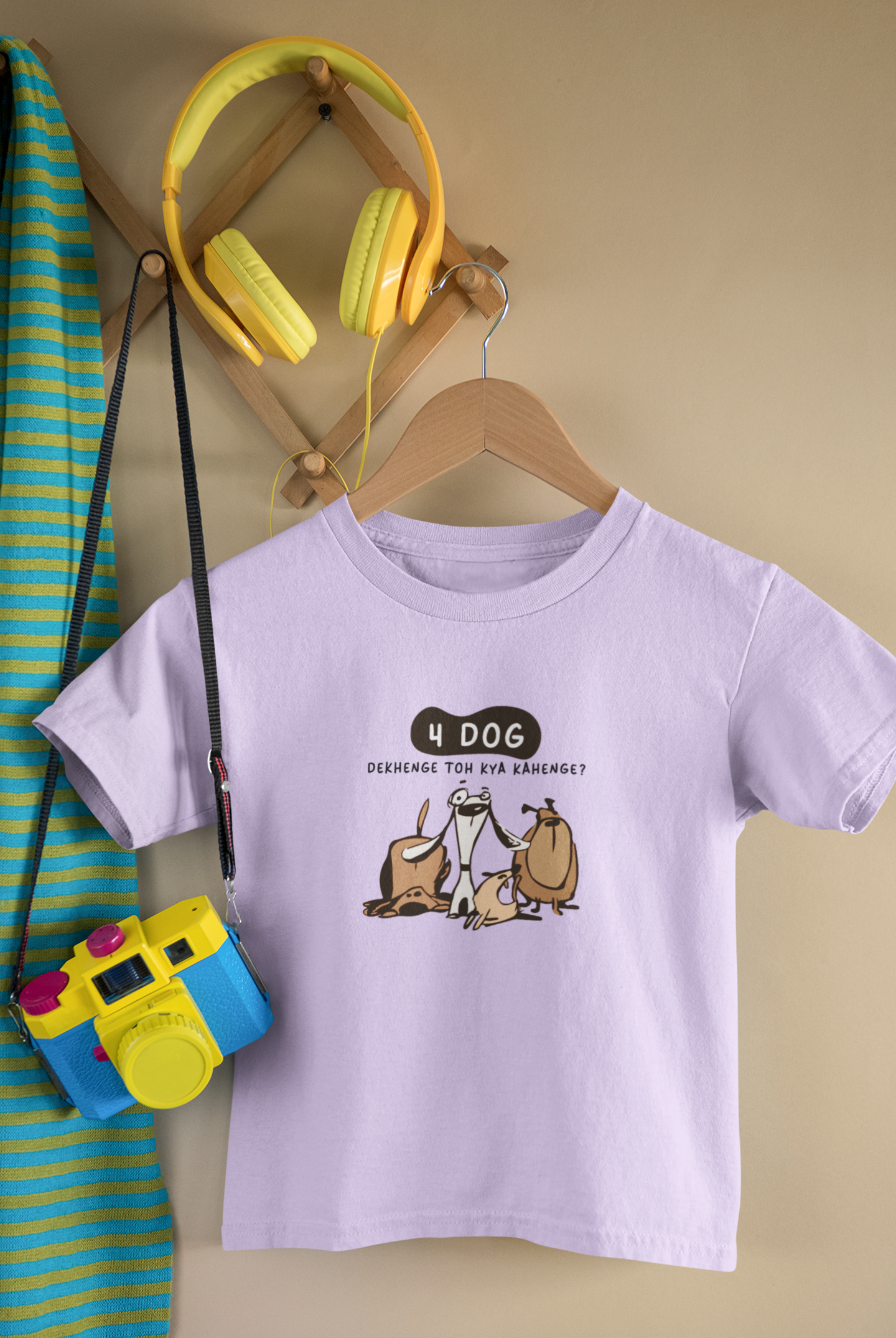 4 Dog Kya Kahenge Kids T-Shirt (Boys)