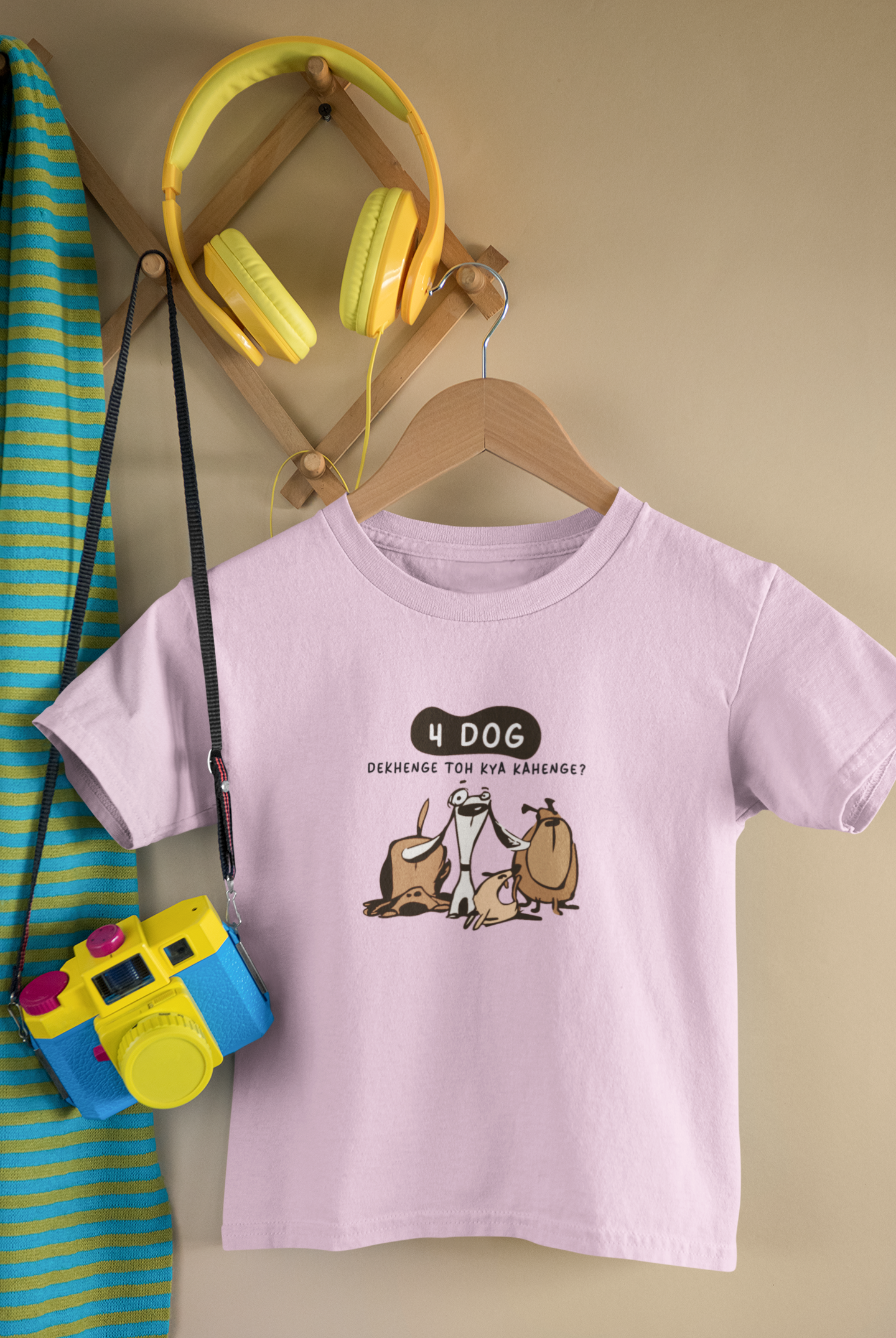 4 Dog Kya Kahenge Kids T-Shirt (Boys)