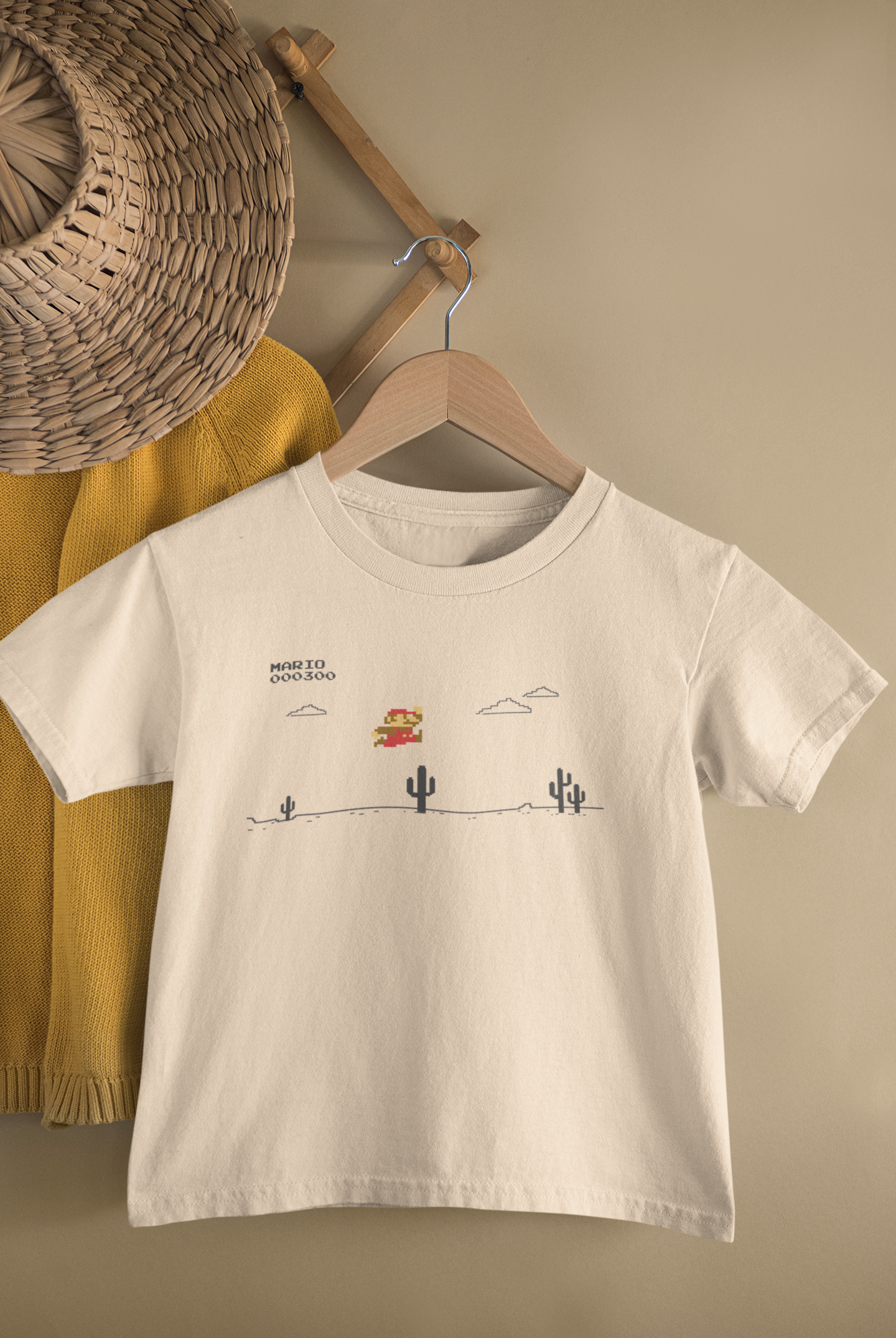 Mario x T-rex Toddler T-Shirt (Boys)