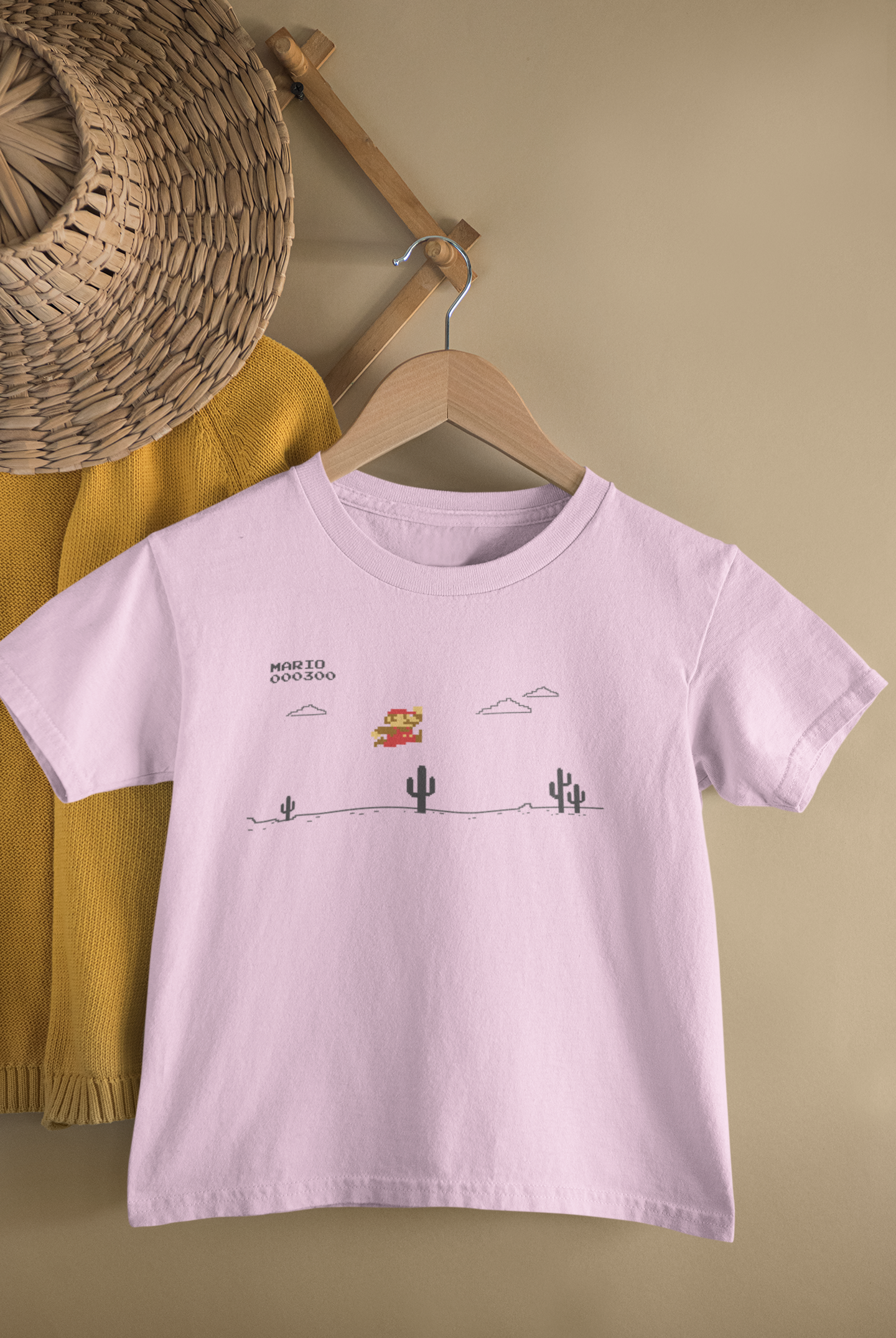Mario x T-rex Toddler T-Shirt (Boys)